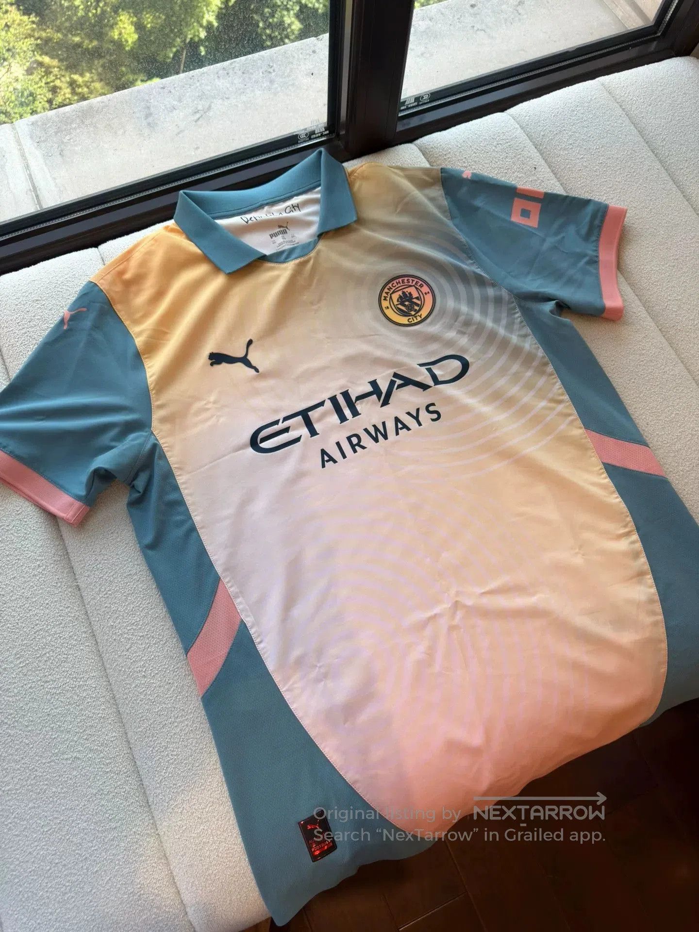 Puma PUMA Manchester City Casual Letter Print Jersey. Size US XXL / EU 58 / 5 - 2 Thumbnail