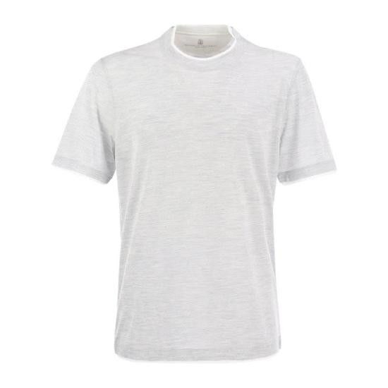 Brunello Cucinelli BRUNELLO CUCINELLI Men Polo Shirts M0B137427 PEARL Size US XL / EU 56 / 4 - 1 Thumbnail