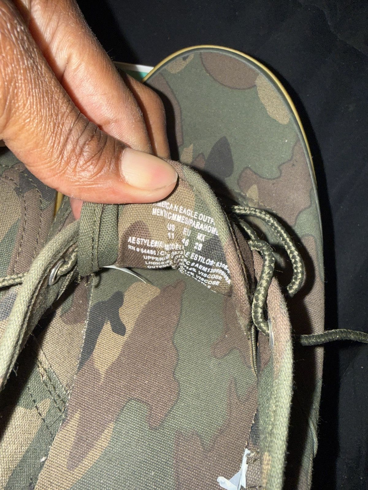 American Eagle Outfitters American Eagle Outfitters Camouflage Low-Top Sneakers 11m Size US 11 / EU 44 - 3 Thumbnail