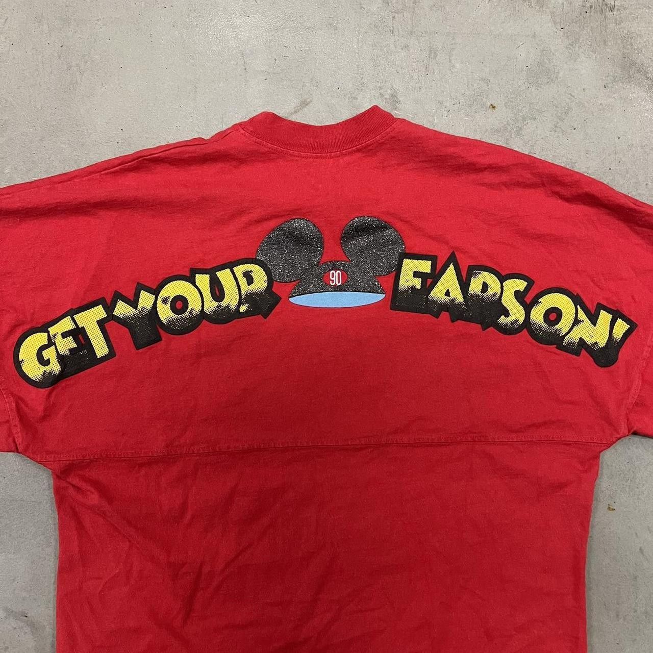 Disney Crazy Vintage Y2K/2000s Super Rare Disney Mickey’s 90th Birthday Cast Member Exclusive Spirit Jersey! Size US S / EU 44-46 / 1 - 4 Thumbnail