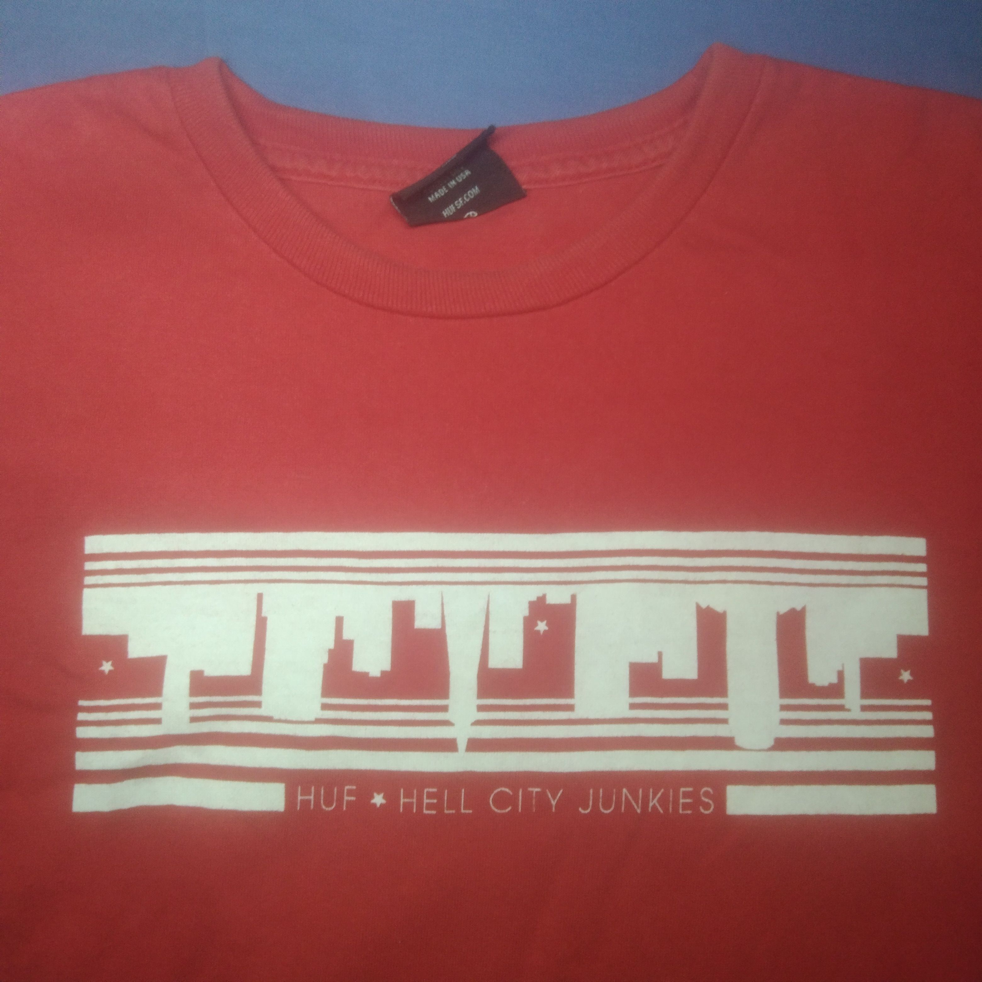 Huf HUF Hell City Junkies tee Size US M / EU 48-50 / 2 - 10 Thumbnail