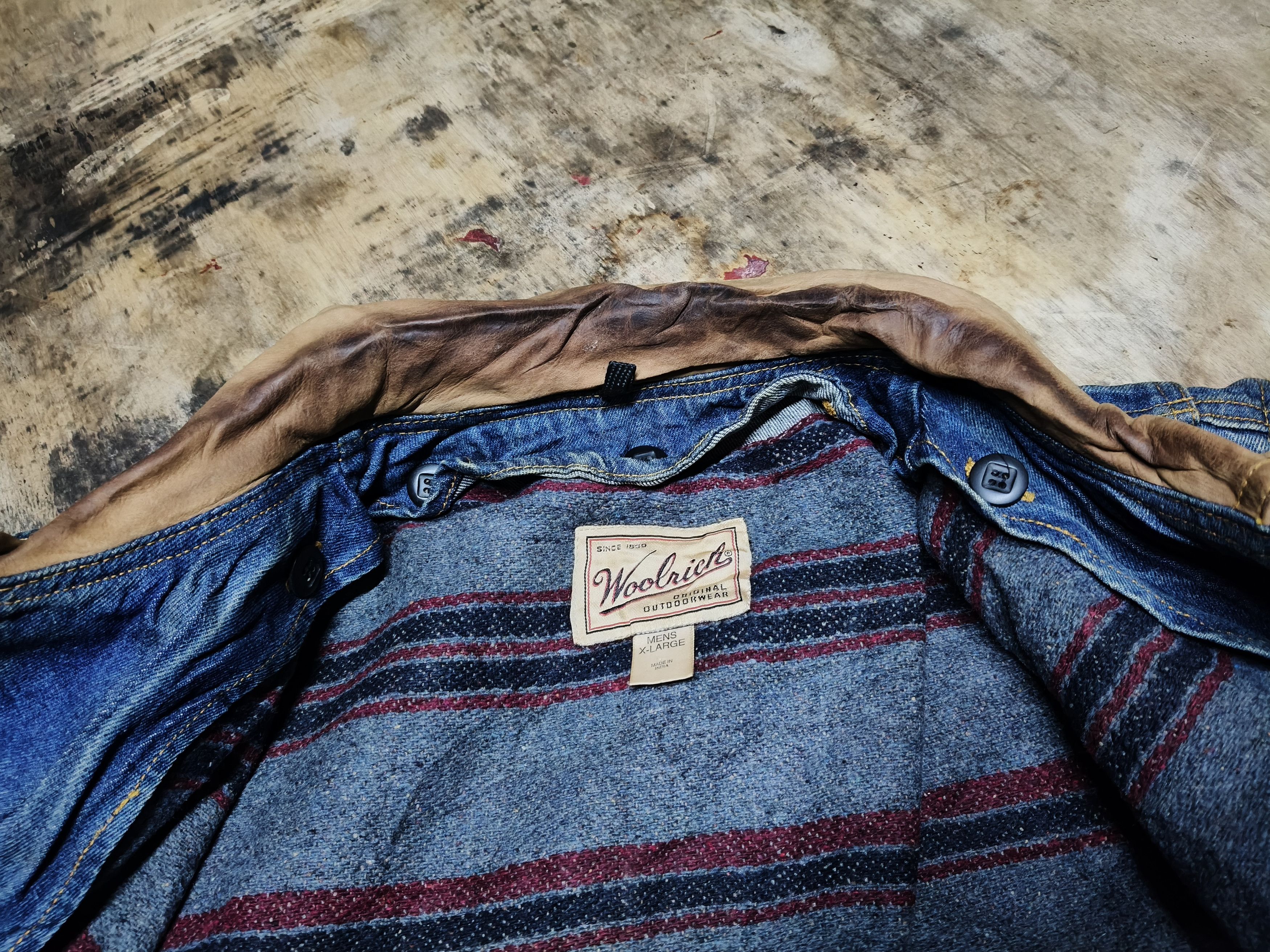 Woolrich Woolen Mills Woolrich Denim Double Jacket Size XL / US 12-14 / IT 48-50 - 8 Thumbnail