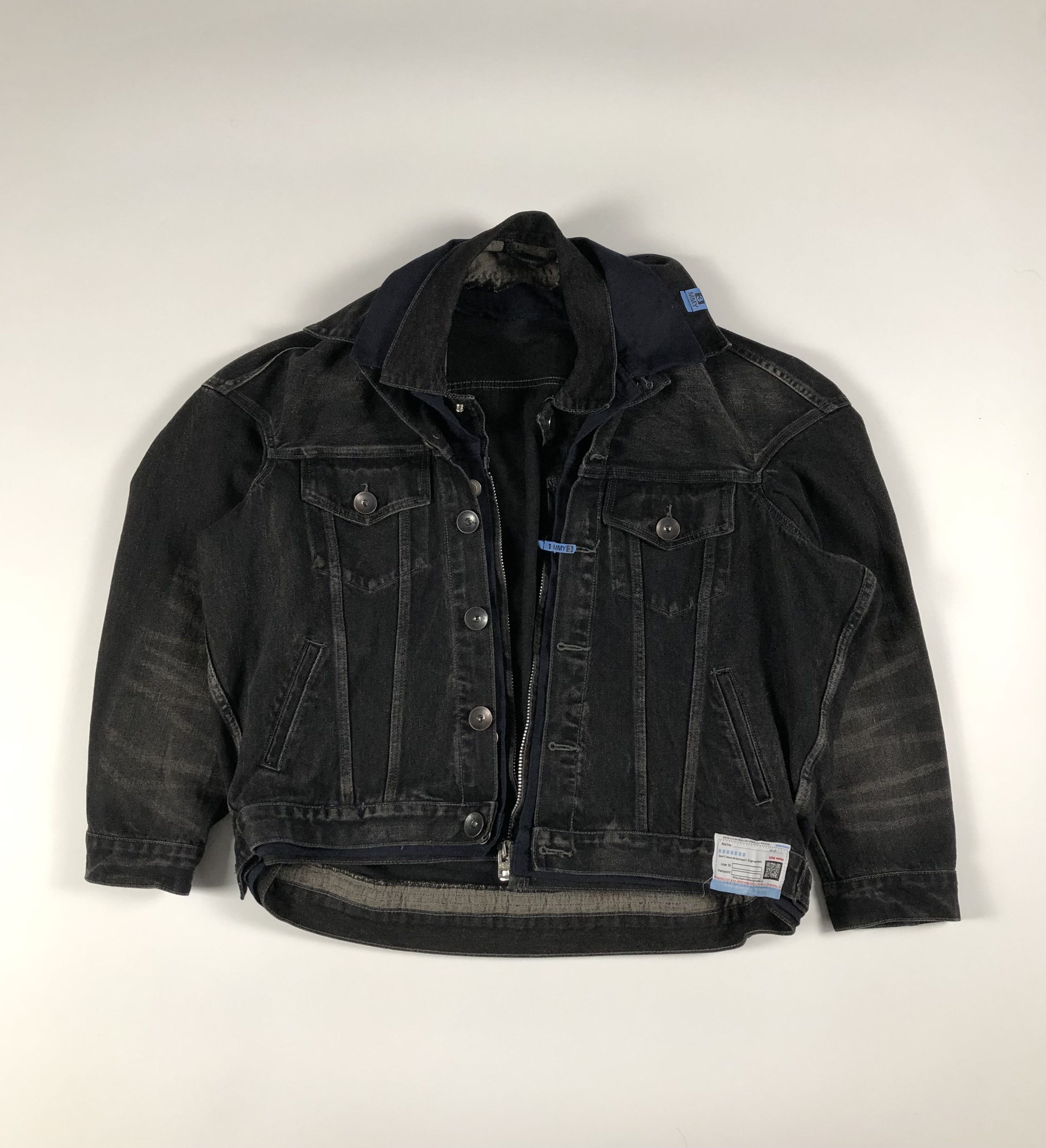 Maison MIHARA YASUHIRO Maison Mihara Yasuhiro Triple Layered Denim Jacket Size US M / EU 48-50 / 2 - 1 Thumbnail