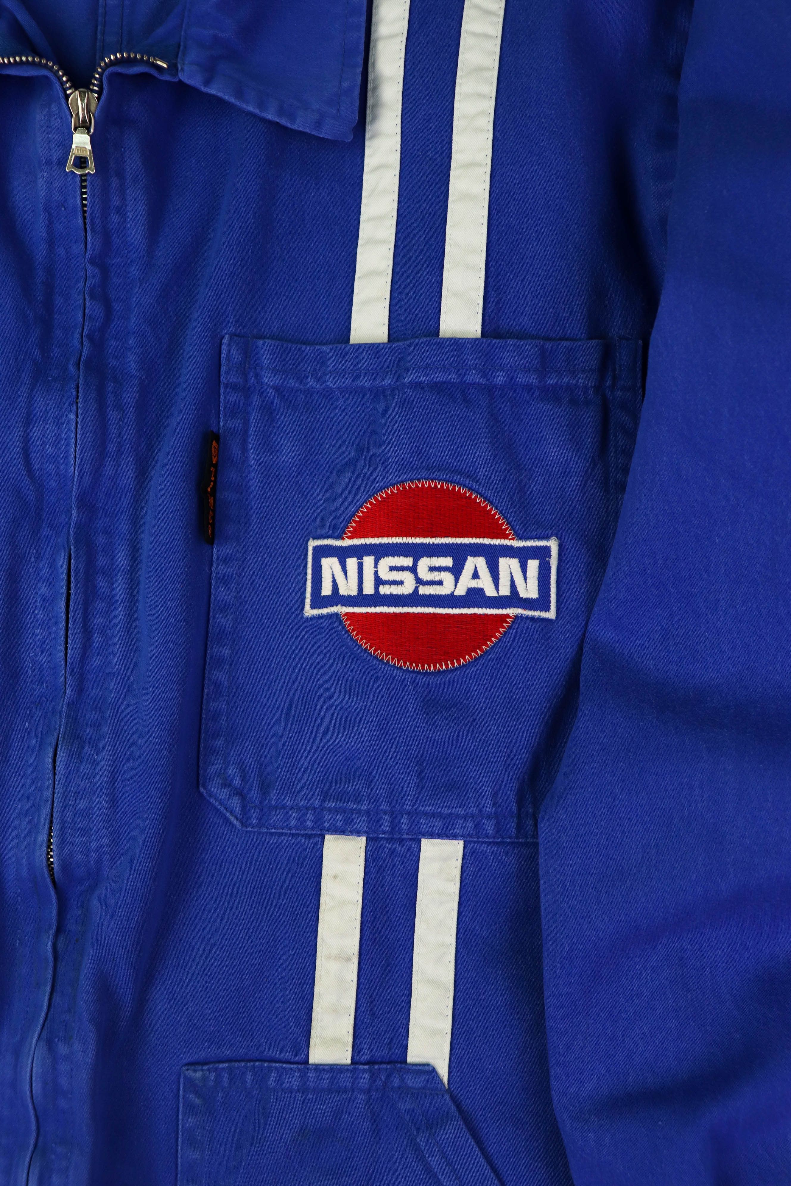 Vintage Vintage ZIMCO Nissan Distressed Faded Racing Work Coverall Size US 36 / EU 52 - 5 Thumbnail