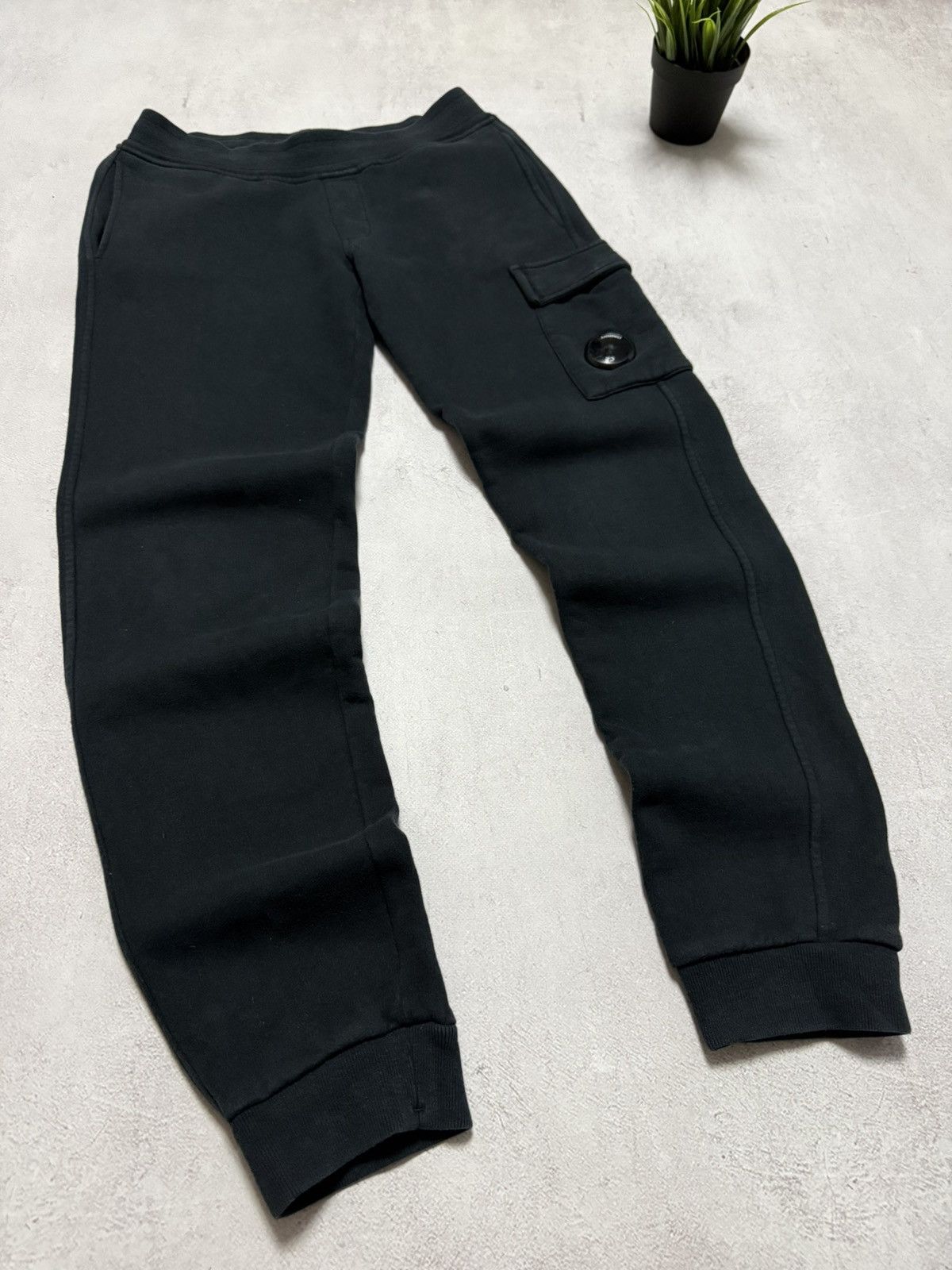Vintage Vintage CP Company Sweatpants Black Mens XS Size Size US 29 - 2 Thumbnail