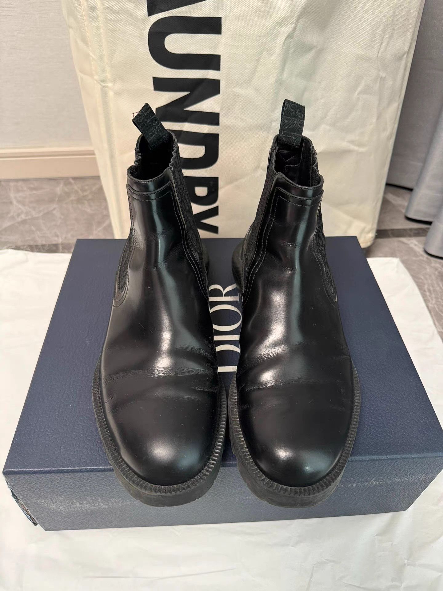 Dior Dior Oblique Chelsea Boots K6 Size US 7 / EU 40 - 2 Thumbnail