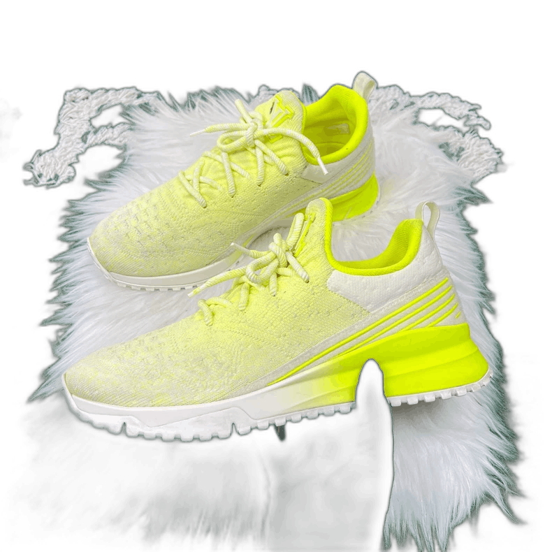 Louis Vuitton Louis Vuitton Neon Green Casual Shoes-yf Size US 7 / EU 40 - 1 Thumbnail