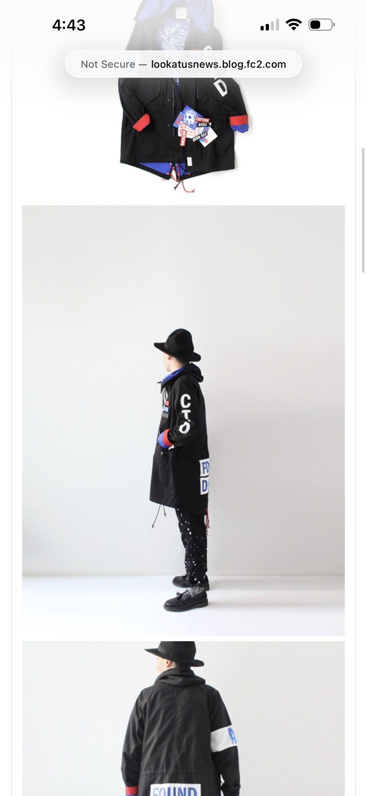 Kazuki Kuraishi Kazuki Kuraishi x Cali Thornhill Dewitt coat “found dead” Size US S / EU 44-46 / 1 - 9 Thumbnail