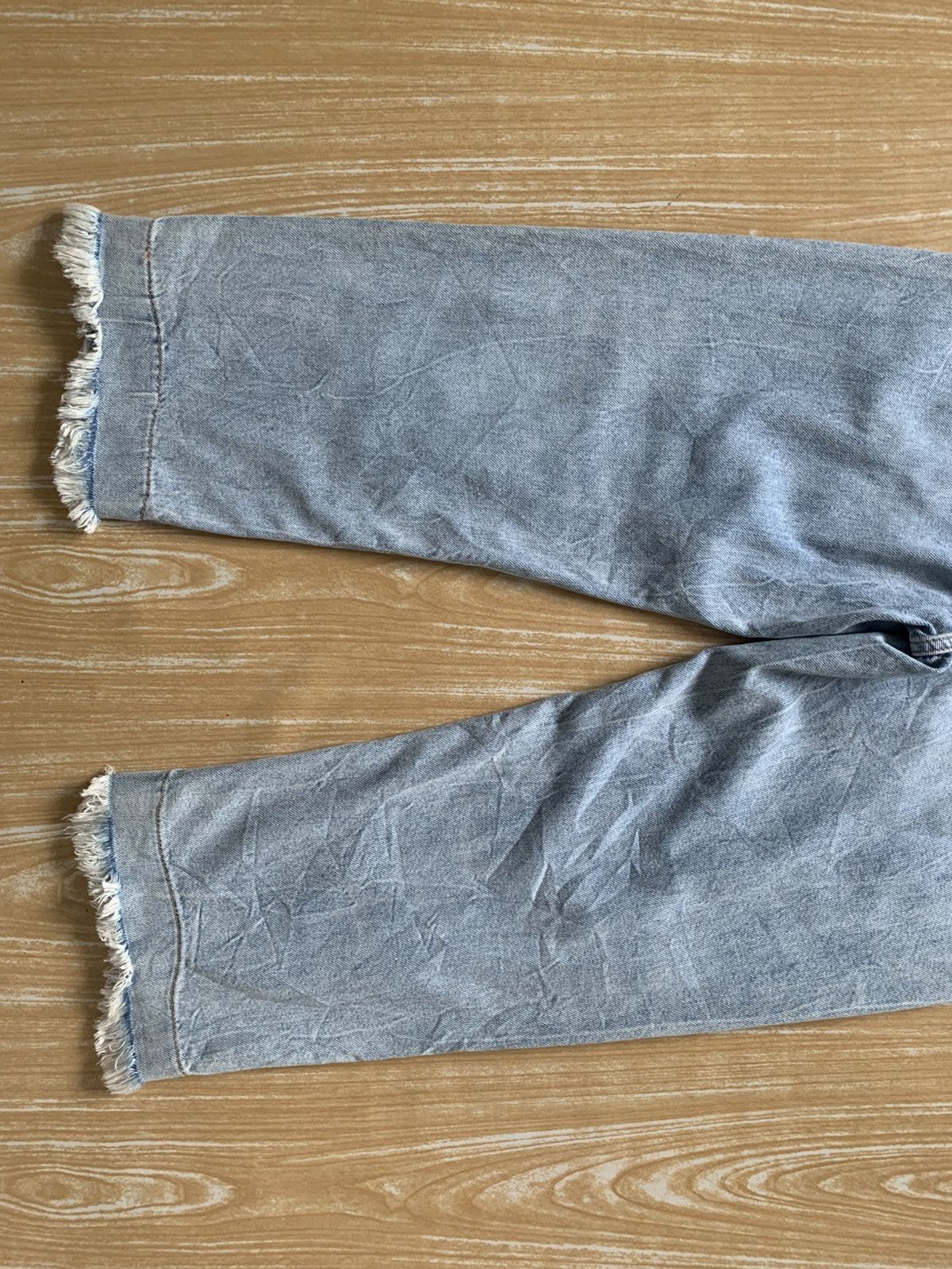 Designer × United Colors Of Benetton Distressed United Colors Of Benetton Stuck Denim Pant Size US 28 / EU 44 - 13 Thumbnail