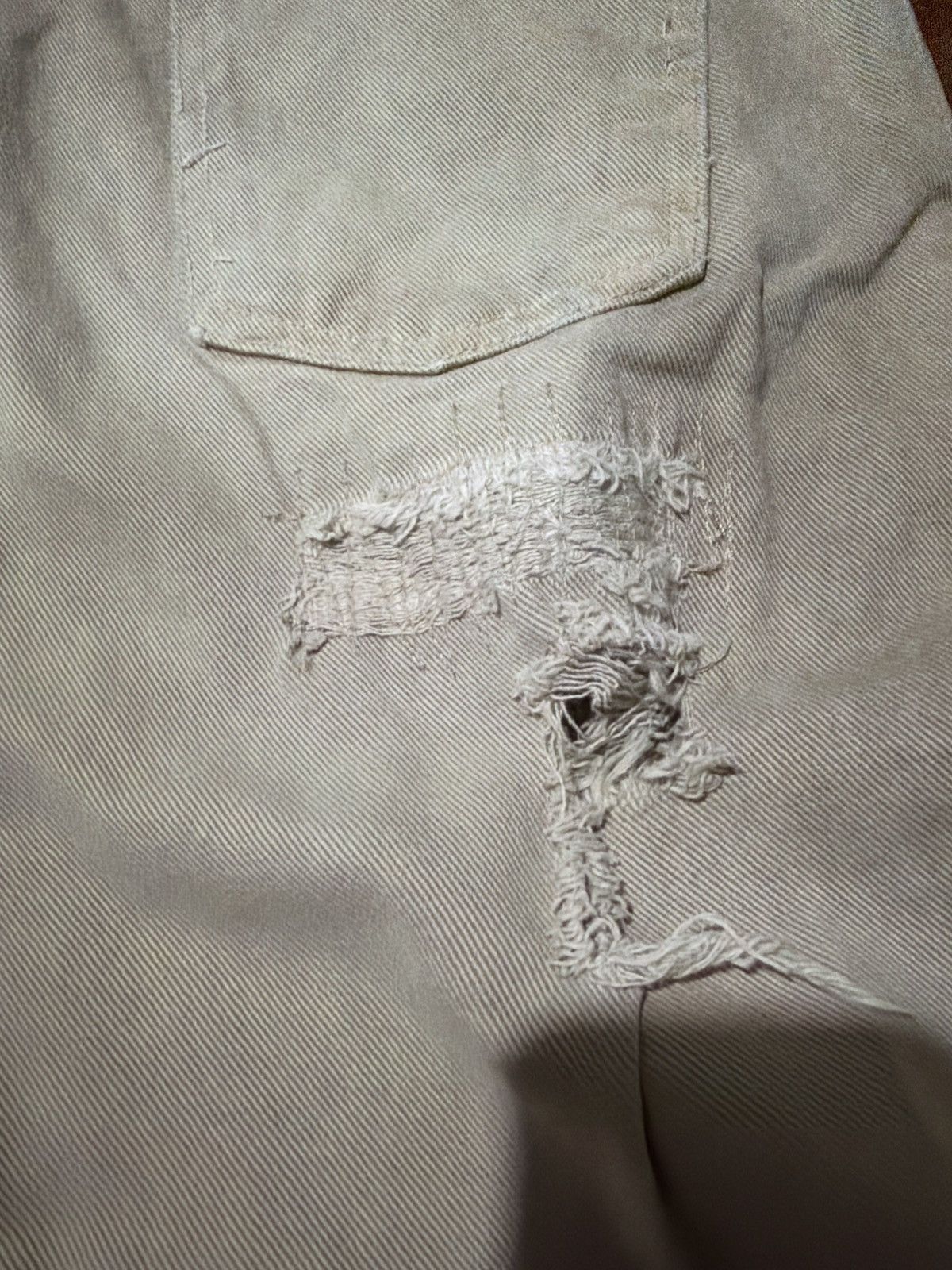 Dolce & Gabbana DOLCE & GABBANA Repaired Distressed Denim Made in Italy Size US 34 / EU 50 - 6 Thumbnail