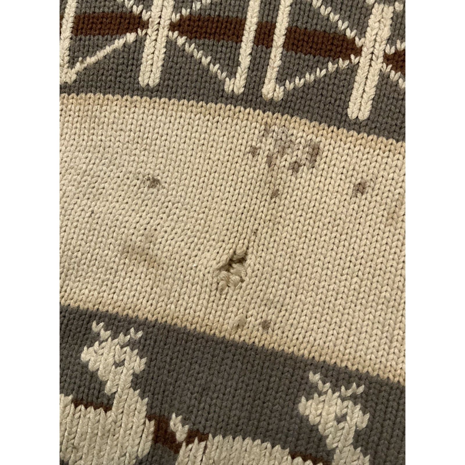 Thrasher VINTAGE 70s 80s Landmark Snowflake Reindeer Thrashed Crewneck Sweater XL Size US XL / EU 56 / 4 - 6 Thumbnail