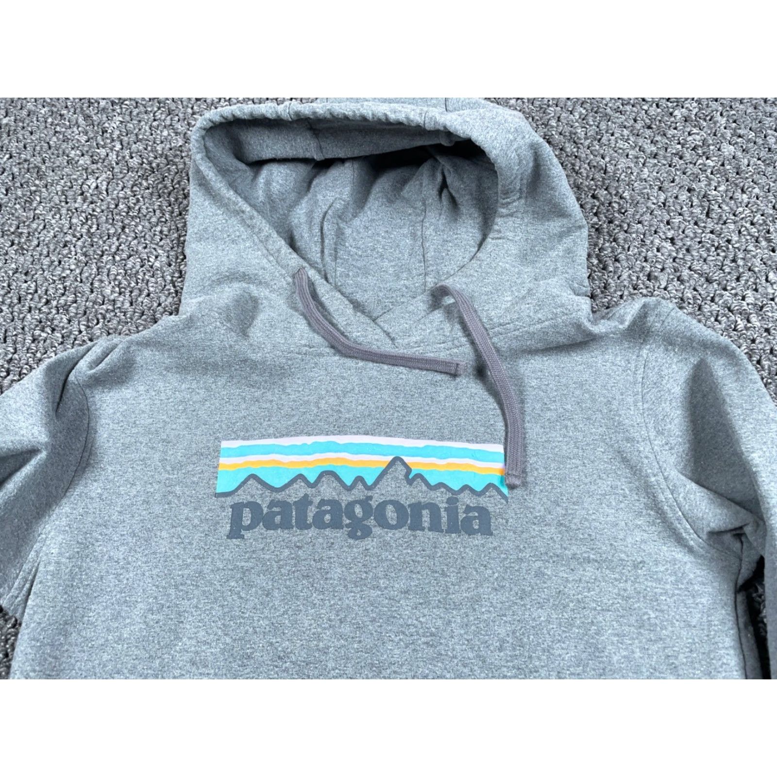 Patagonia Patagonia Uprisal Logo Hoodie Women's Small Gray Sweatshirt STY39557 Drawstring Size S / US 4 / IT 40 - 4 Thumbnail