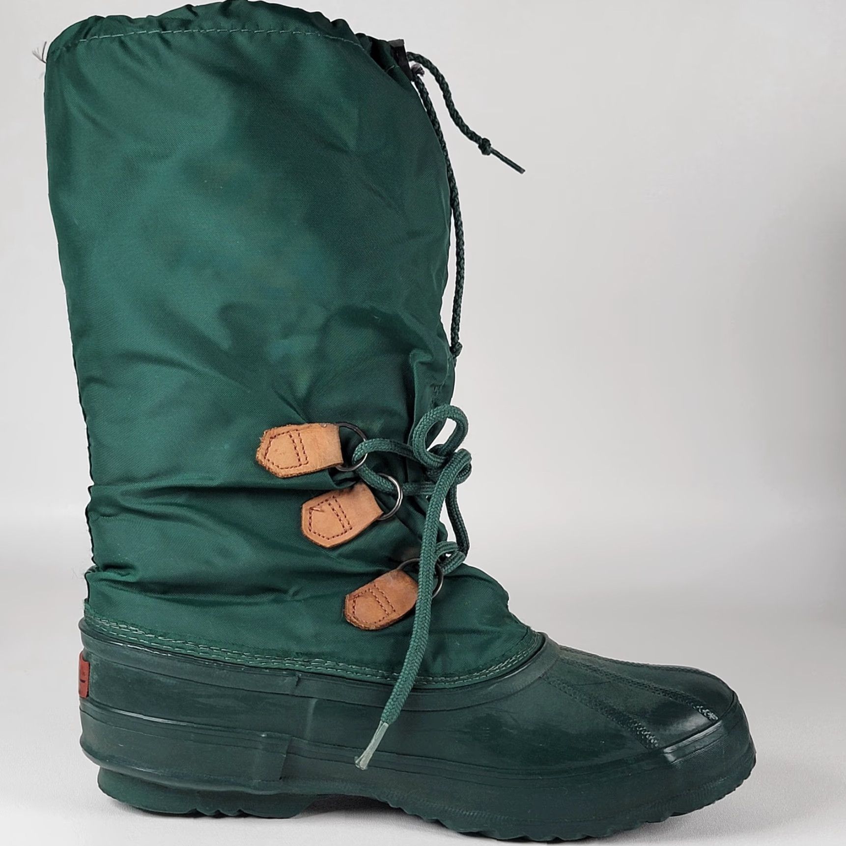 SOREL VINTAGE Sorel Snowlion Tall Green Women’s Snow Boot 9 Canada Felt Liners Mid-Calf Lace Up Insulated Size US 9 / IT 39 - 6 Thumbnail