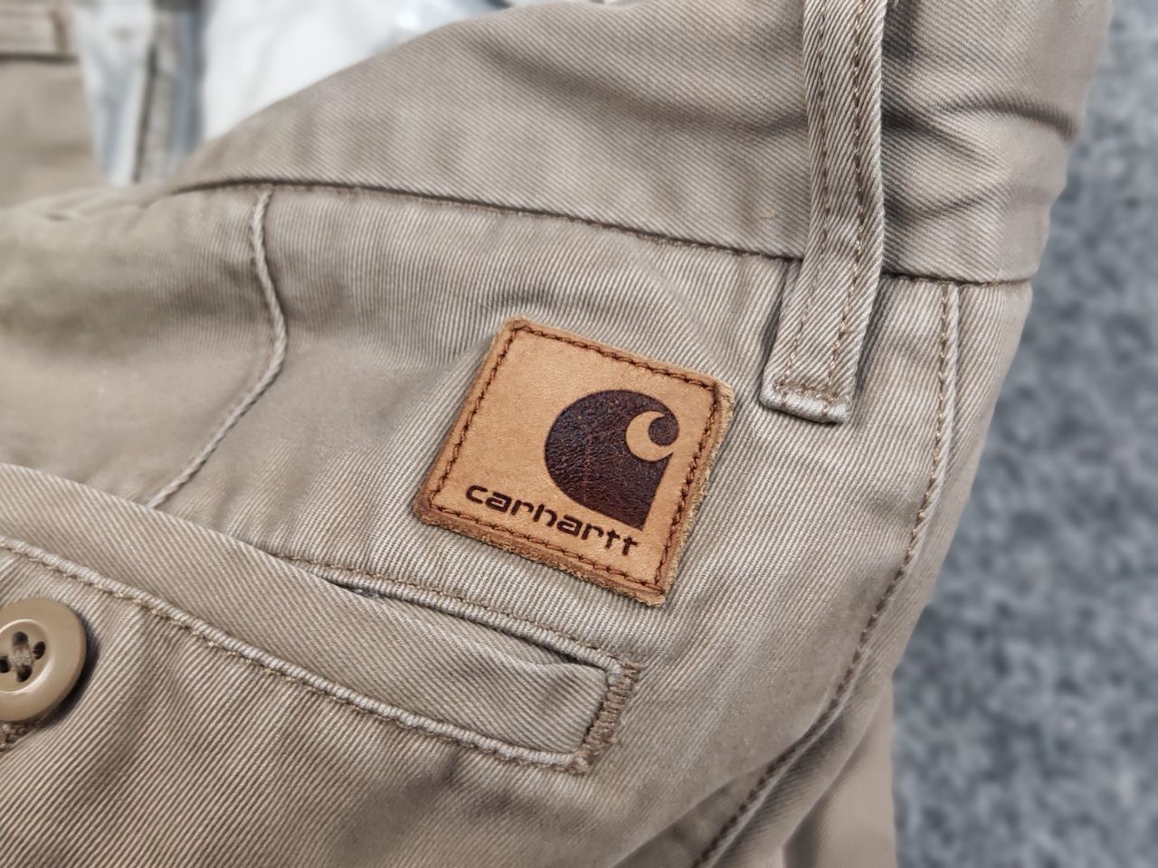Carhartt Vintage Carhartt Logo Johnson beige Canvas Trouser Pants Size US 32 / EU 48 - 14 Thumbnail