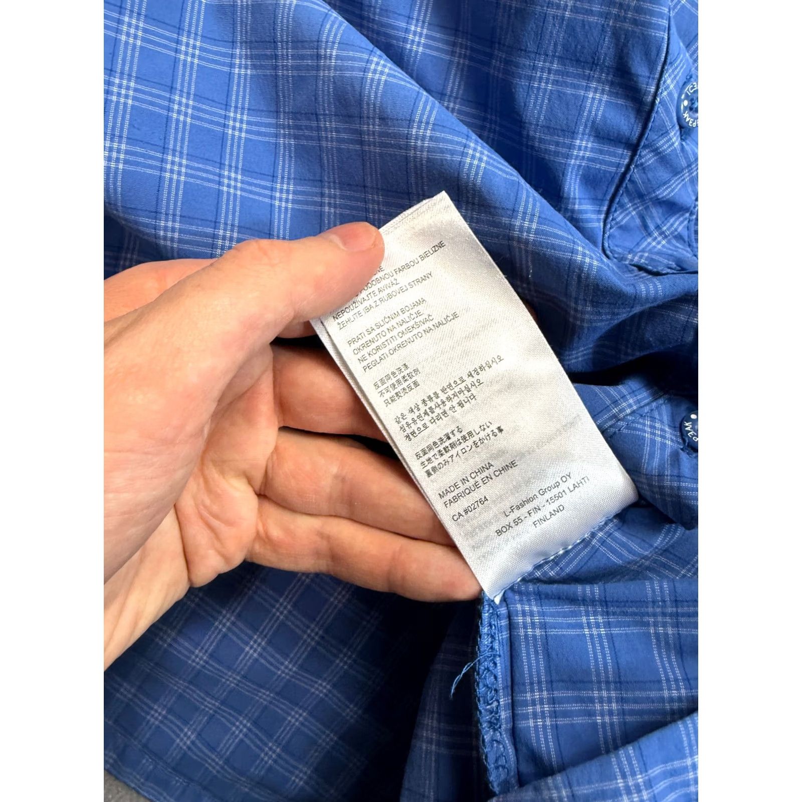 Vintage Icepeak Blue Button-Up Shirt Short Sleeve Eur 46 Womens XS? Size L / US 10 / IT 46 - 7 Thumbnail