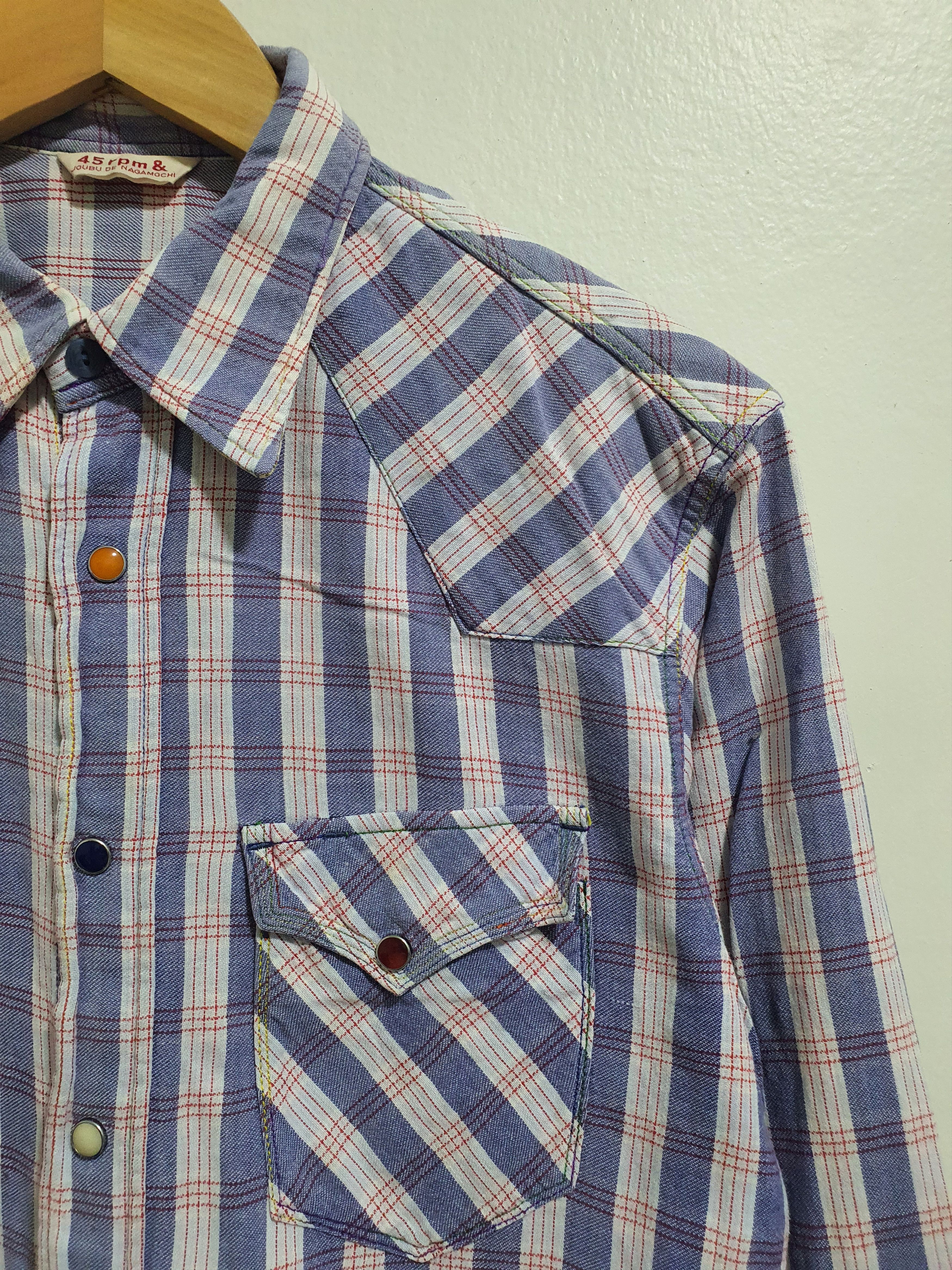 45RPM 20/29.5 SNAP BUTTON WORK SHIRT