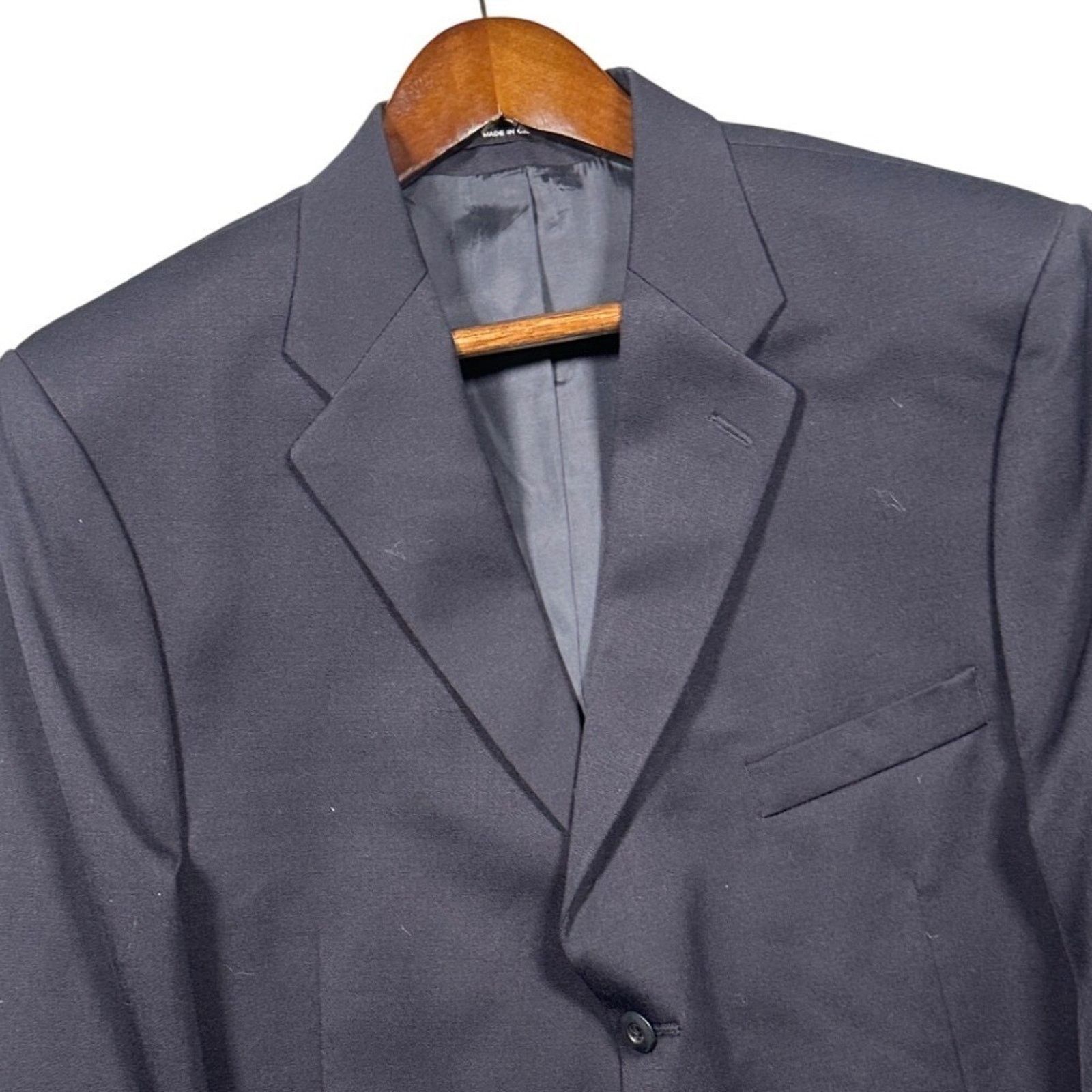 Lauren Ralph Lauren Lauren Ralph Lauren Blazer Mens 46L Navy Blue Sport Coat Size 46L - 4 Thumbnail