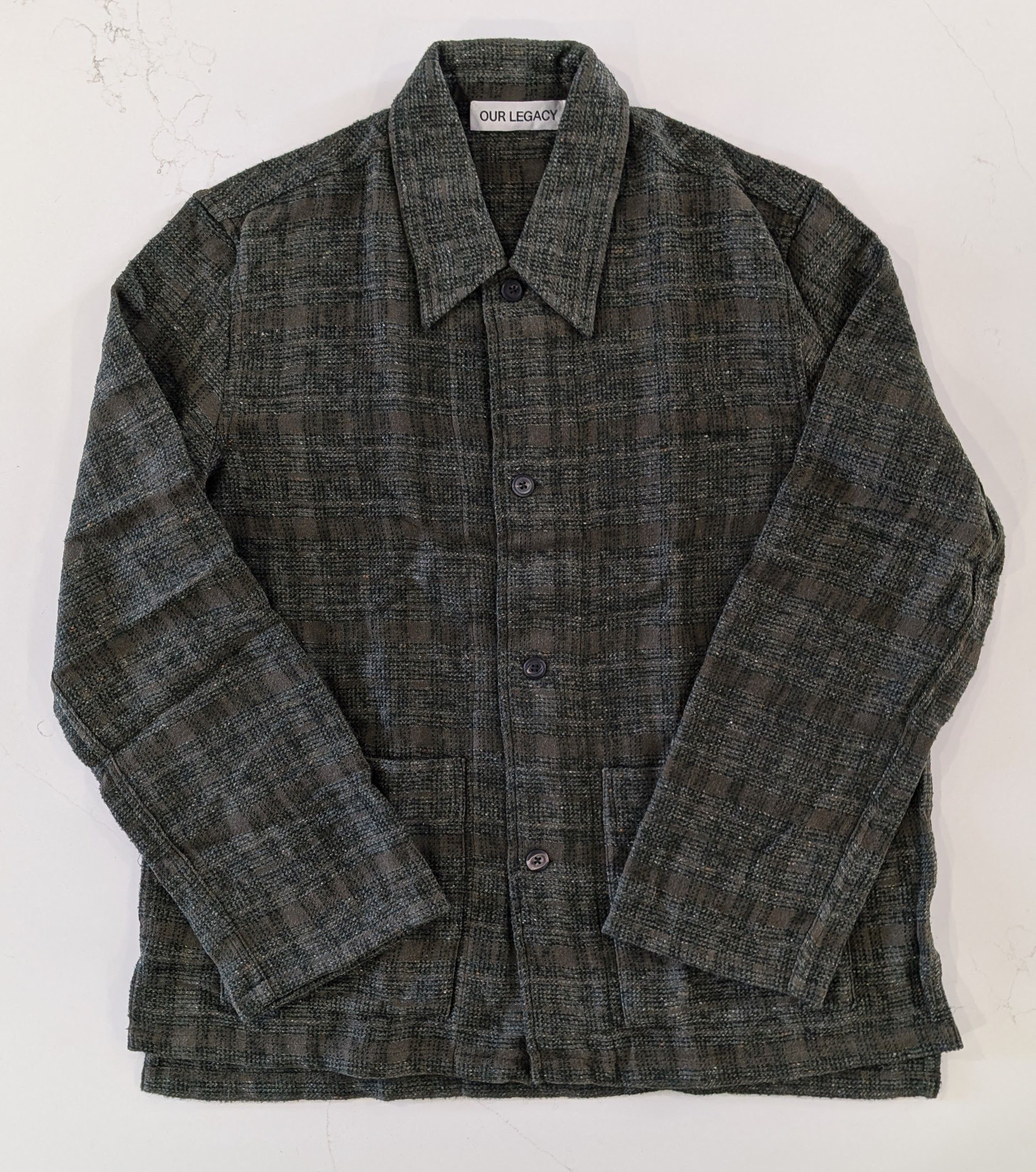 Our Legacy Our Legacy Haven Jacket Seaweed Sparse Check Size 48 M Size US M / EU 48-50 / 2 - 5 Thumbnail
