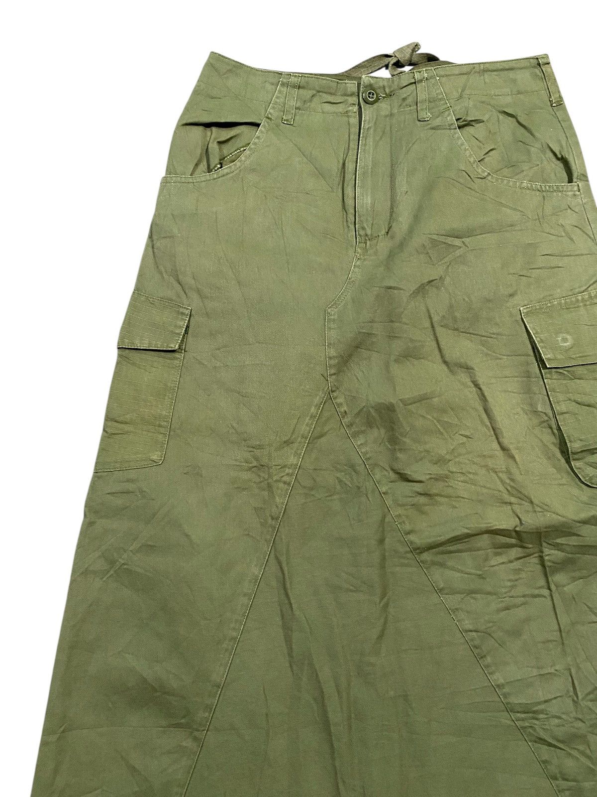 Japanese Brand Japanase brand rag machine skirt maxi army style two pocket Size 32" / US 10 / IT 46 - 5 Thumbnail