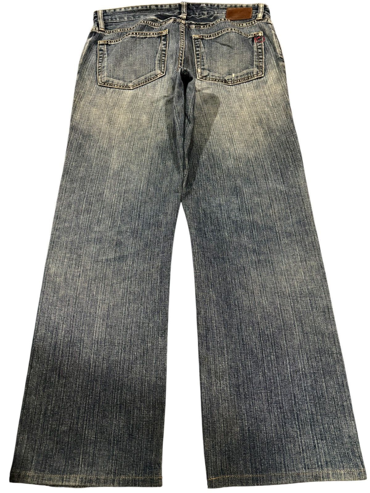 14th Addiction × Gap × Japanese Brand 90s Vtg GAP 10th Anniversary Distressed Faded Straight Jeans Size US 35 - 2 Thumbnail