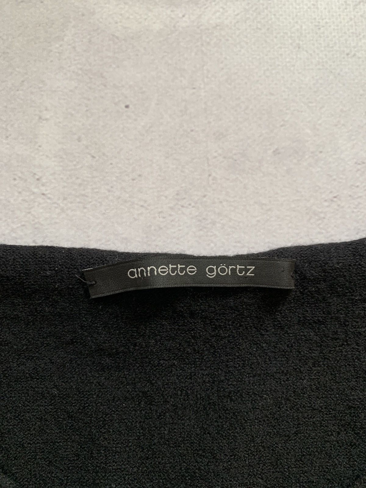 Designer Annette Görtz Avant Garde V Neck Relaxed Sweater Size M / US 6-8 / IT 42-44 - 9 Thumbnail