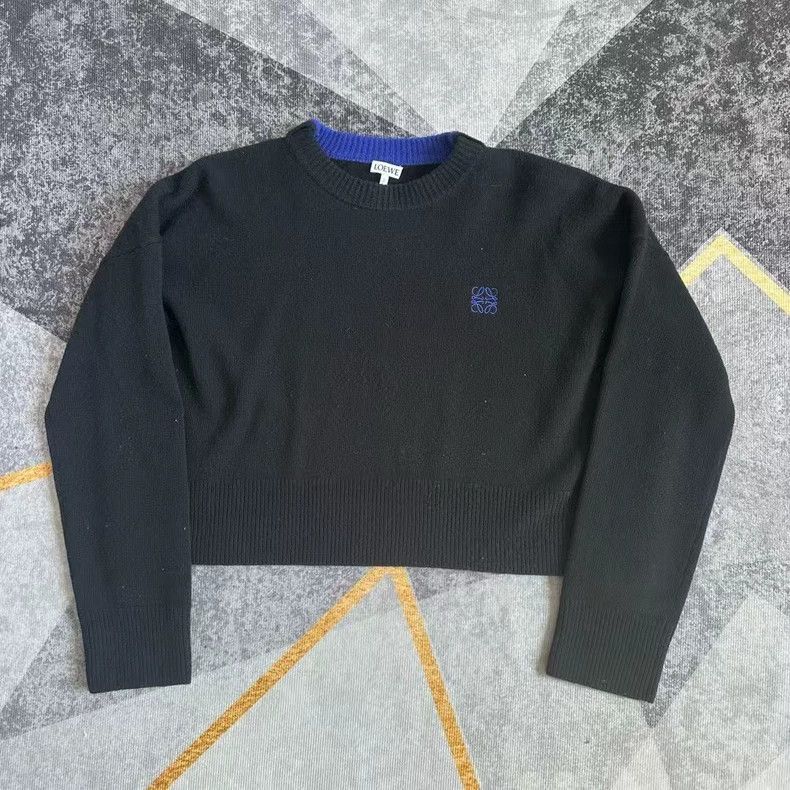 Loewe LOEWE Embroidered logo wool sweater Size XS / US 0-2 / IT 36-38 - 1 Thumbnail
