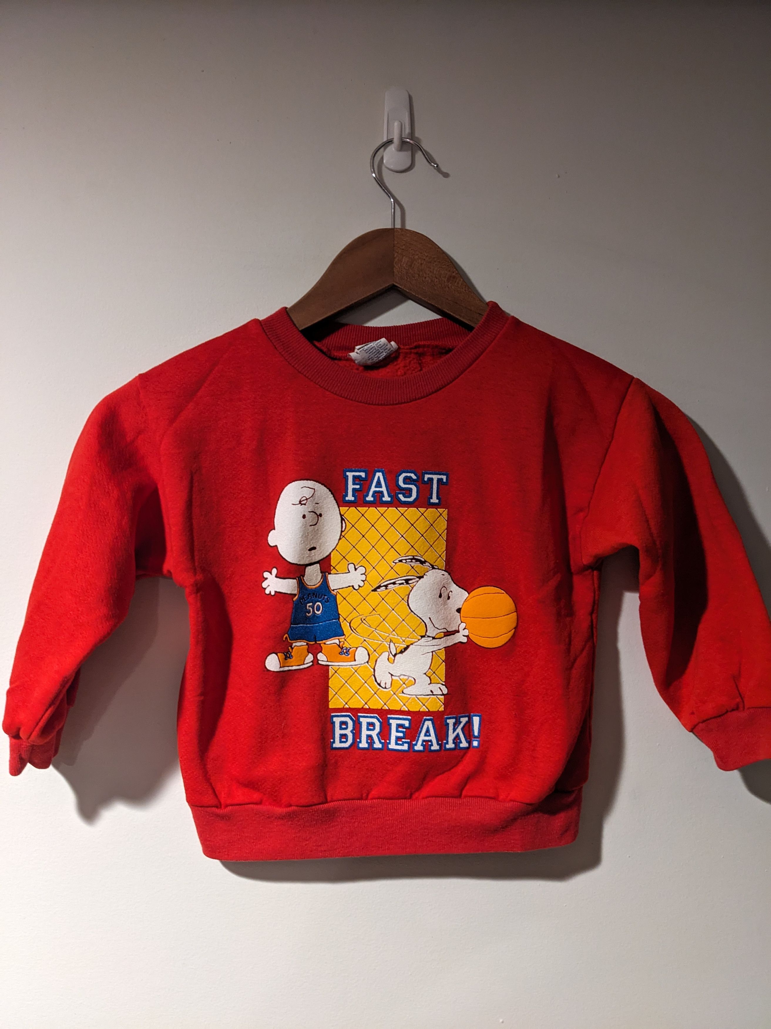 Cartoon Network × Vintage Vintage 90s Charlie Brown Snoopy Youth 5 Months Sweatshirt Size US M / EU 48-50 / 2 - 1 Thumbnail