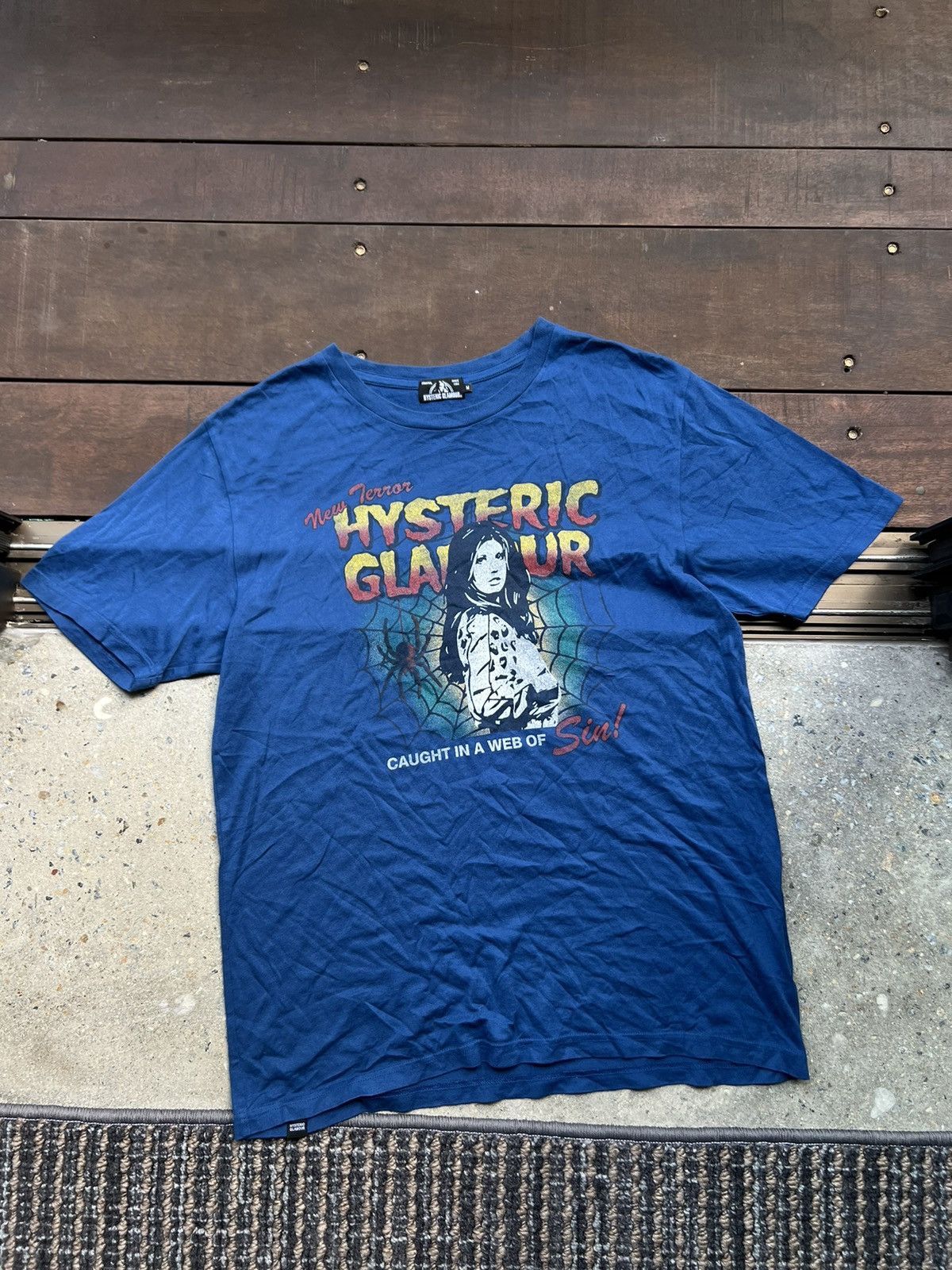 Hysteric Glamour HYSTERIC GLAMOUR CAUGHT IN WEB OF SIN SPIDER TEE RARE Size US M / EU 48-50 / 2 - 1 Thumbnail