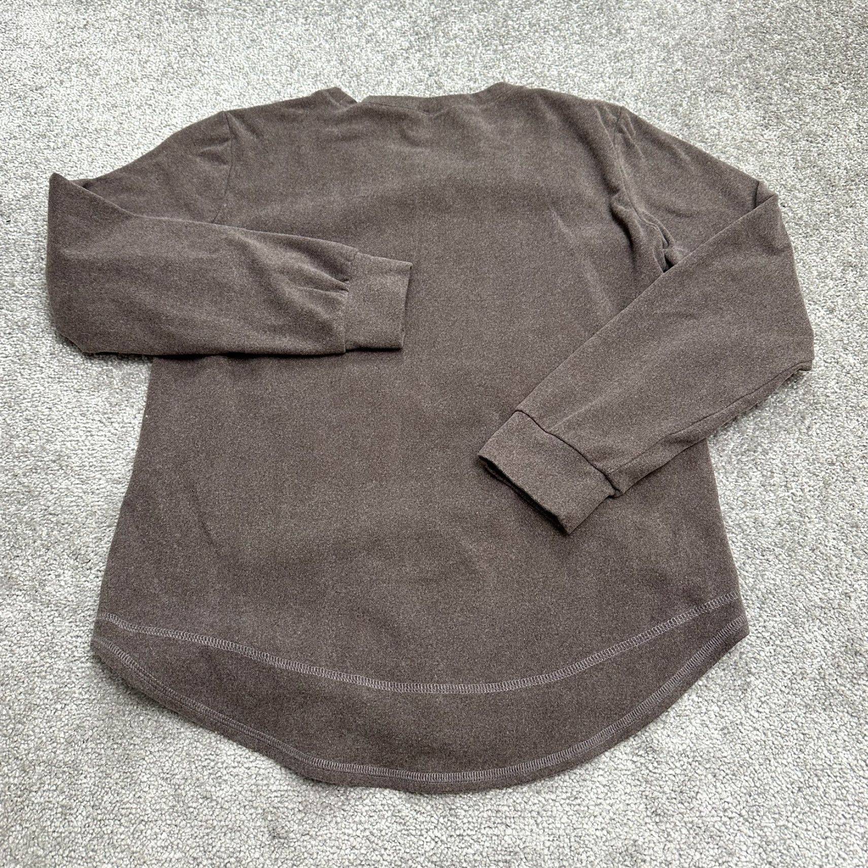 Vintage Unbranded Soft Fleece Sweatshirt Womens Medium Round Neck Stretch Round Hem Top Size M / US 6-8 / IT 42-44 - 2 Thumbnail