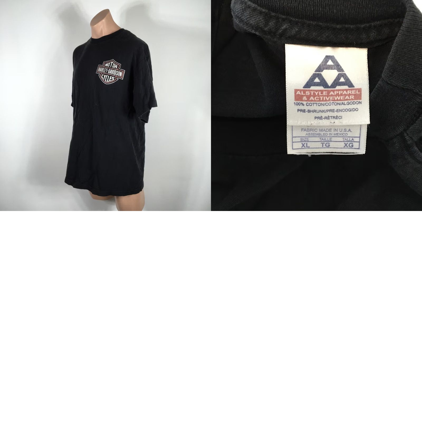 Harley Davidson VINTAGE Harley-Davidson Road King T-Shirt Mens XL Black 90s Graphic Print USA Men Shirts Size US XL / EU 56 / 4 - 8 Thumbnail