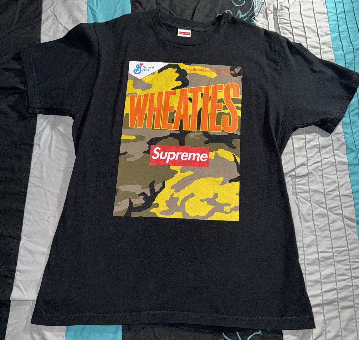Supreme Supreme Wheaties Shirt Medium Worn Once Size US M / EU 48-50 / 2 - 1 Thumbnail