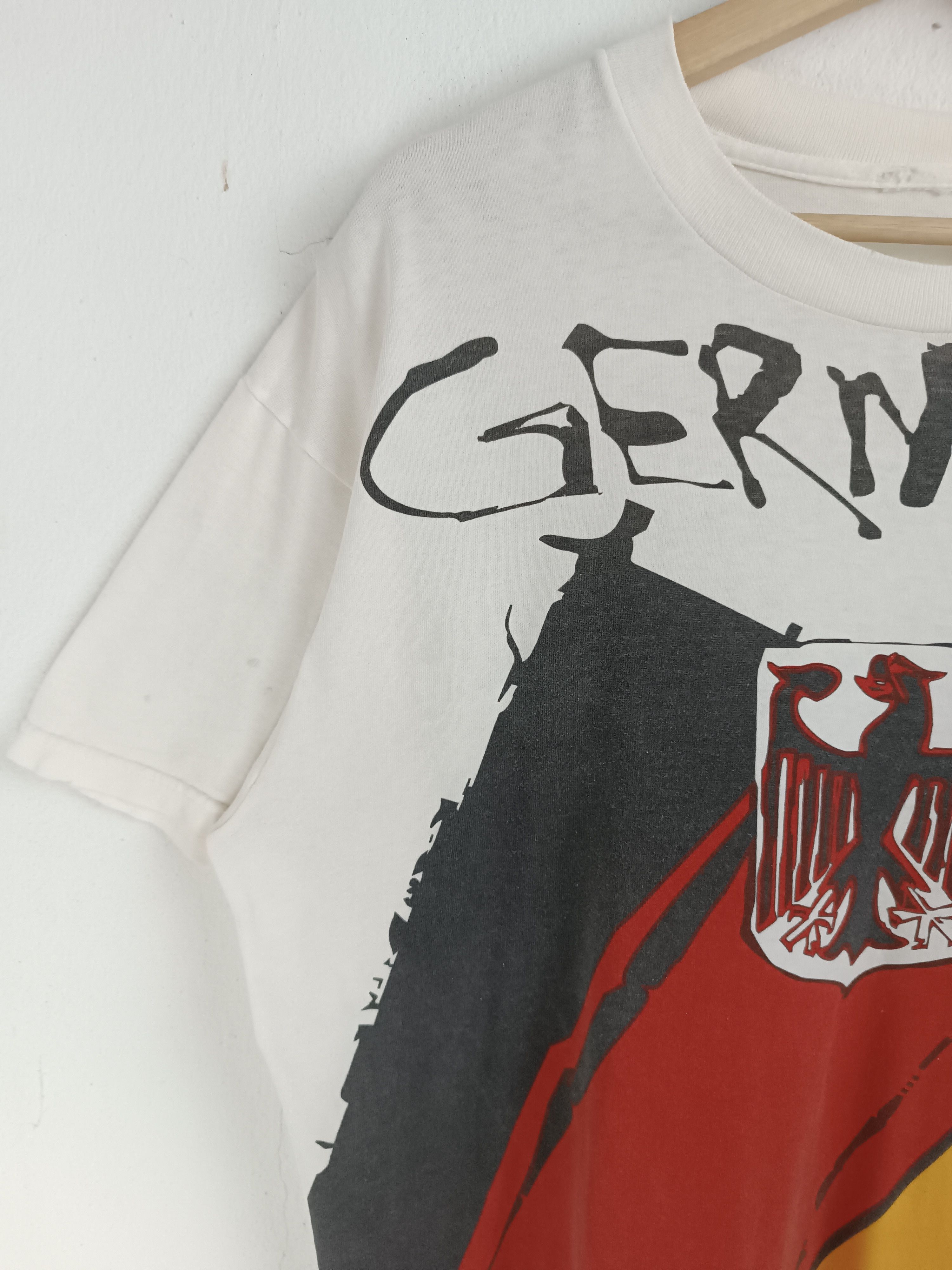 Vintage VINTAGE '94 GERMANY FIFA USA WORLD CUP TEE VERY RARE Size US XL / EU 56 / 4 - 5 Thumbnail