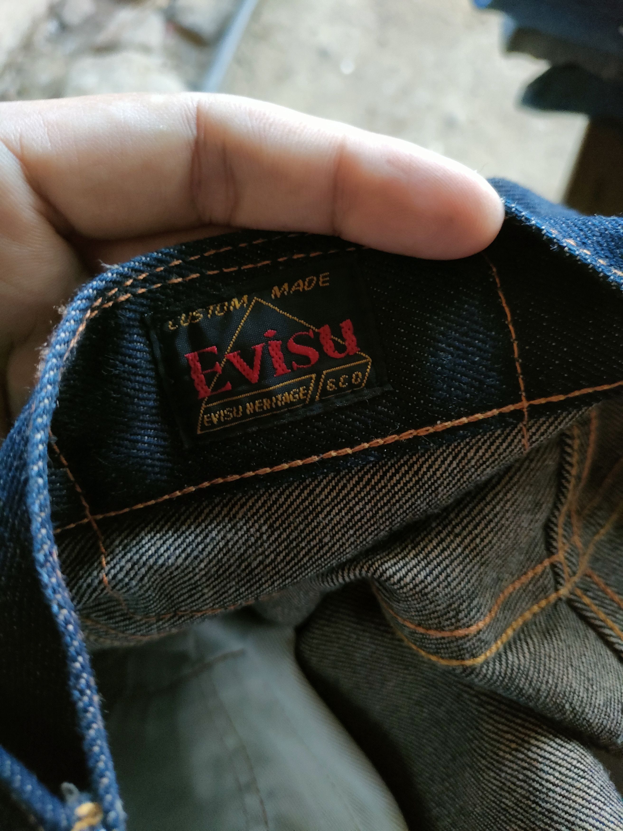 Evisu Evisu Script Logo Selvedge Jeans Size US 36 / EU 52 - 3 Thumbnail