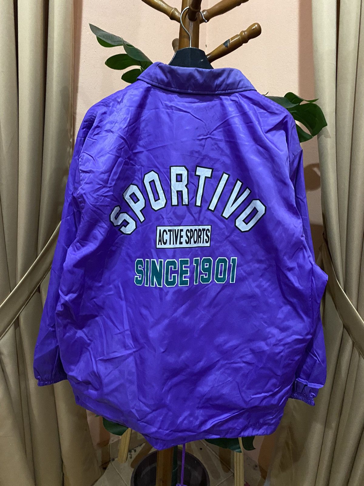 Sportivo Active Sports Coach Jacket Purple “Life on the Sea