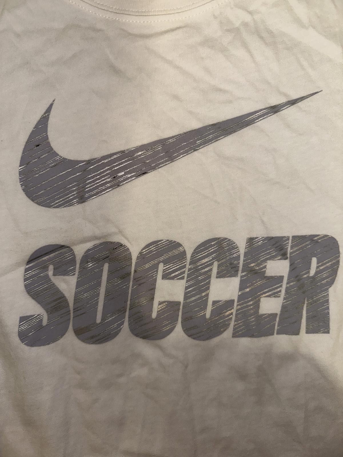 Nike Vintage Nike Men’s Swoosh Soccer Spelled out T-Shirt Size US S / EU 44-46 / 1 - 4 Thumbnail