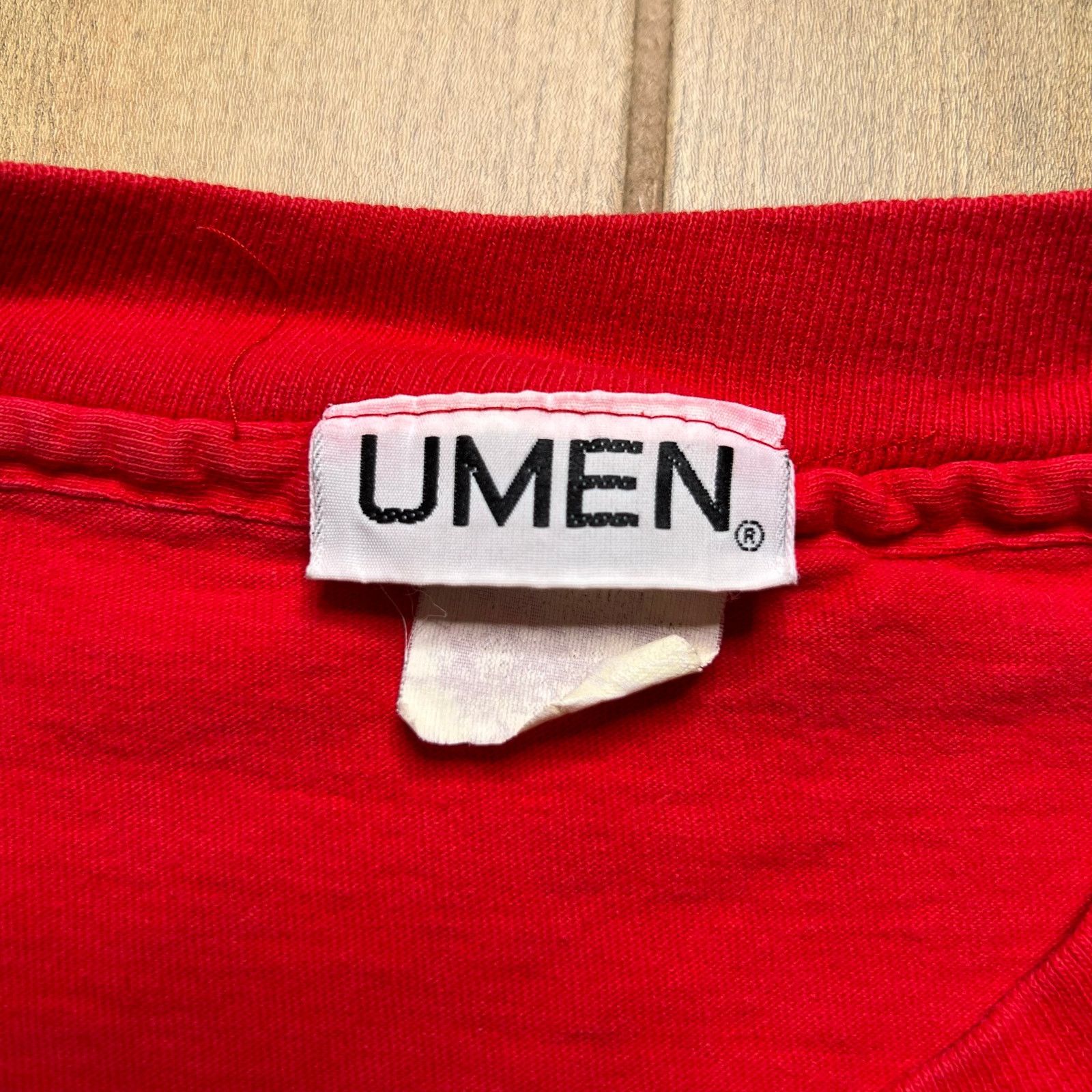 Vintage VINTAGE 80S STUDIO UMEN BOXY WIDE T SHIRT SZ L RED Y2K Size US L / EU 52-54 / 3 - 4 Thumbnail