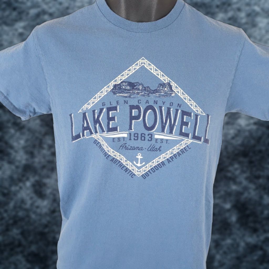 Delta Lake Powell T Shirt Mens Size Small Blue Glen Canyon Arizona Utah Souvenir Tee Size US S / EU 44-46 / 1 - 1 Thumbnail