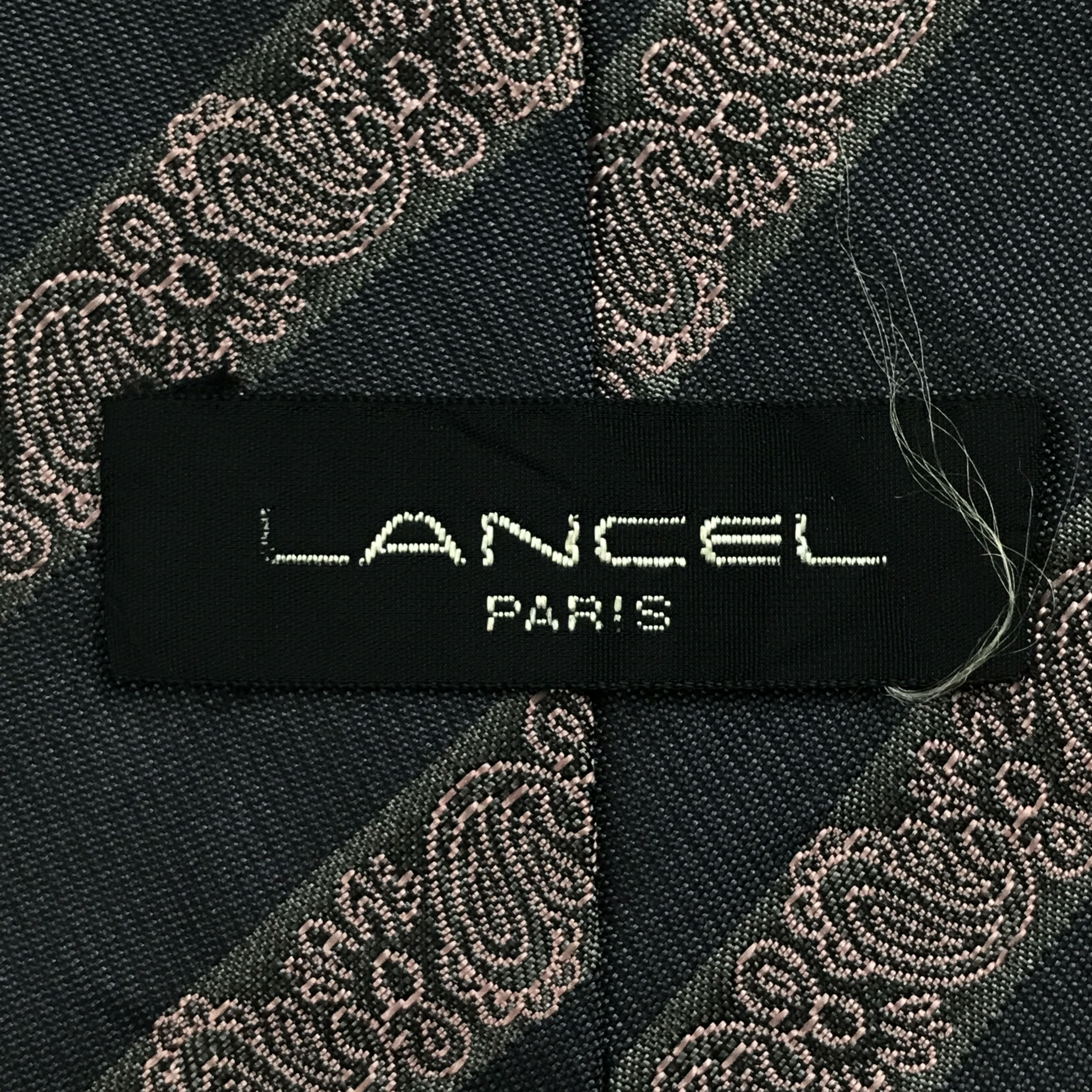 Designer × Lancel × Vintage Vintage Lancel Silk Necktie Size ONE SIZE - 6 Thumbnail