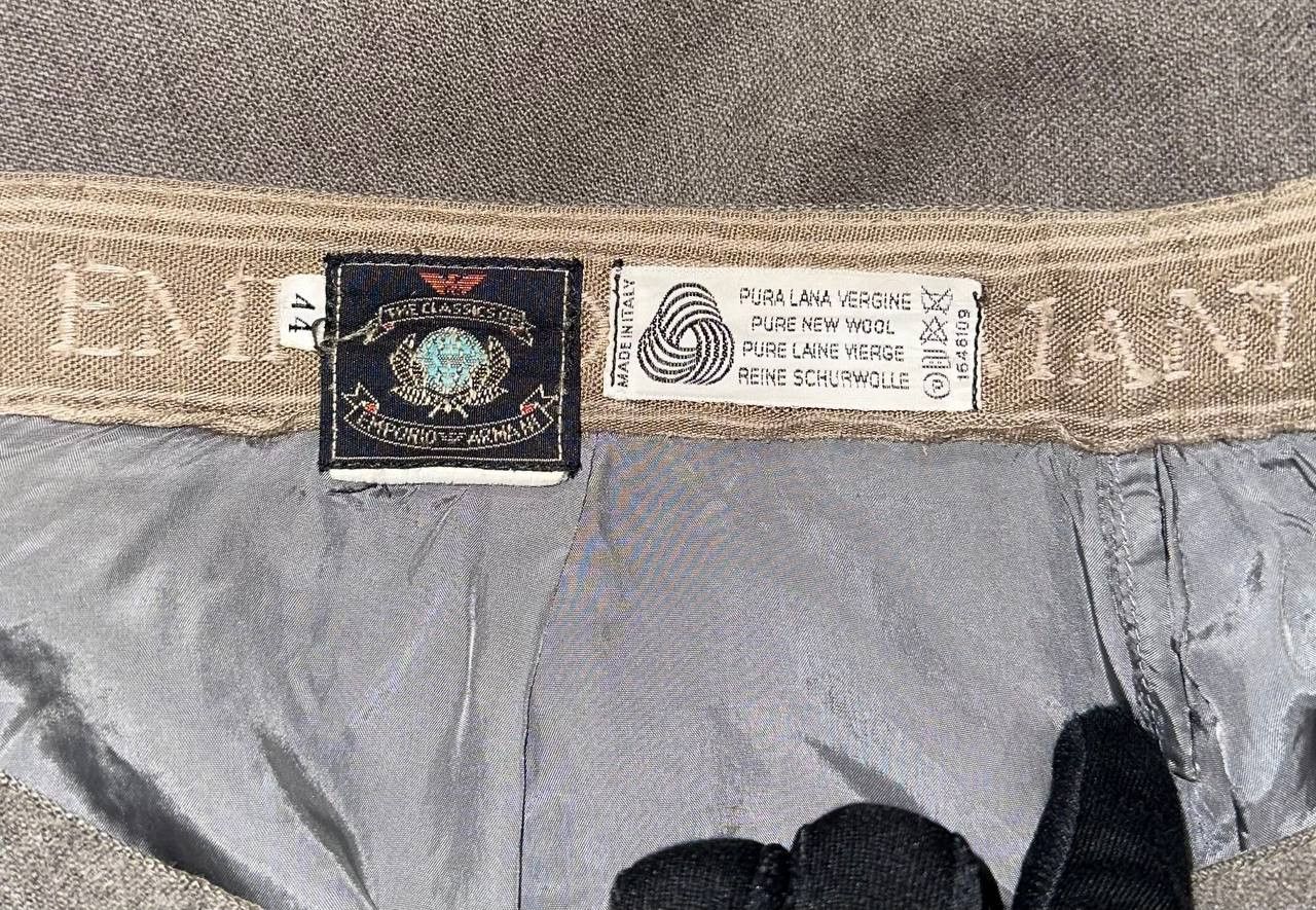 Emporio Armani Emporio Giorgio Armani Vintage classic Wool Skirt Pencil Size 31" - 3 Thumbnail