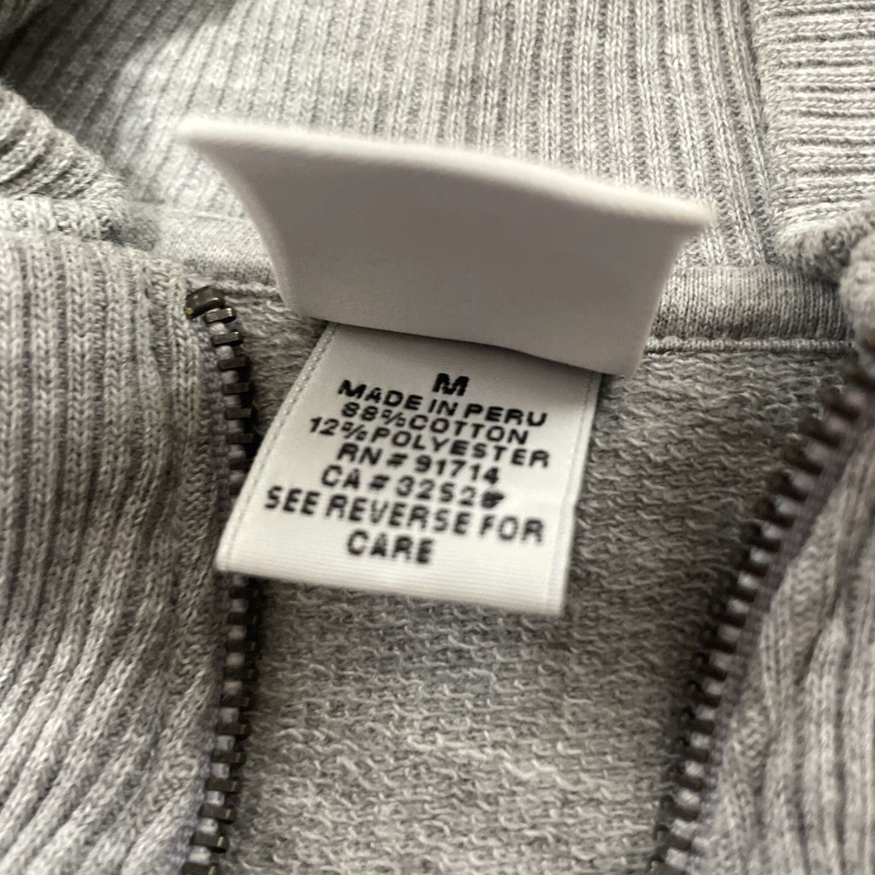 Armani Exchange Armani Exchange 1/4 Zip Jacket Men M Gray Designer Streetwear A X Shirt Size US M / EU 48-50 / 2 - 7 Thumbnail