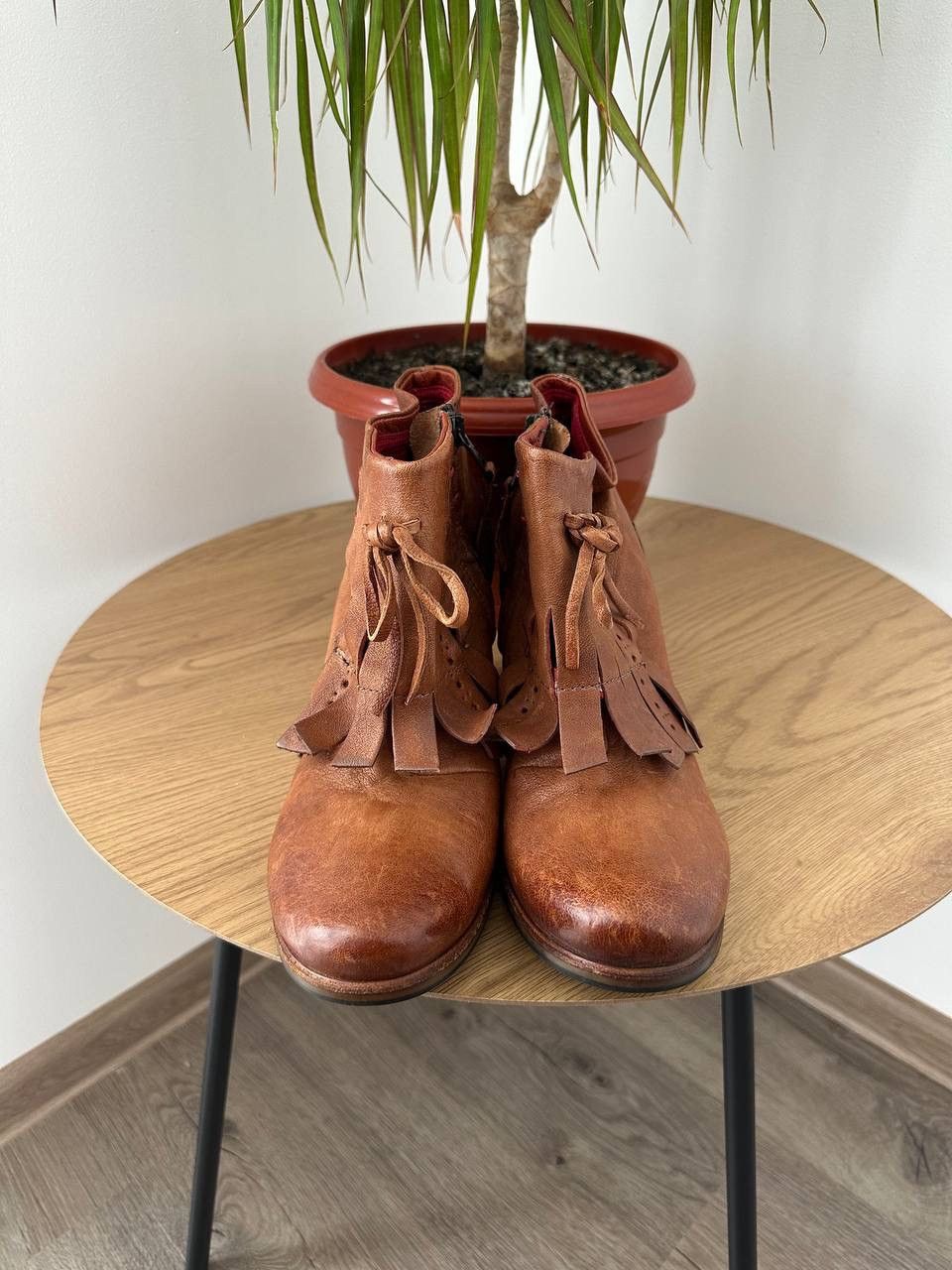 A.S.98 × Japanese Brand × Vintage Vintage Japanese A.S98 Brown Leather Air Step Womesn Boots Size US 8.5 / IT 38.5 - 7 Thumbnail