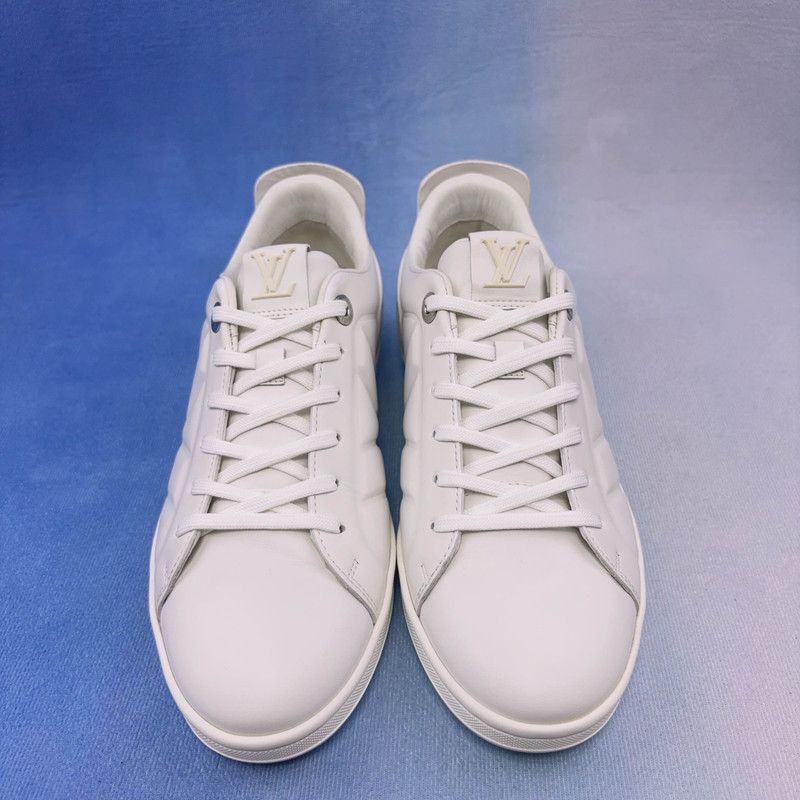 Louis Vuitton Louis Vuitton Classic White Lace-Up Sneakers - Size US 8.5 / EU 41-42 - 2 Thumbnail