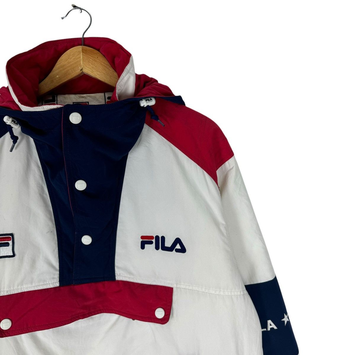 Fila × Vintage ☀️FILA HOODIE ANORAK WINDBREAKER JACKET Size US M / EU 48-50 / 2 - 5 Thumbnail