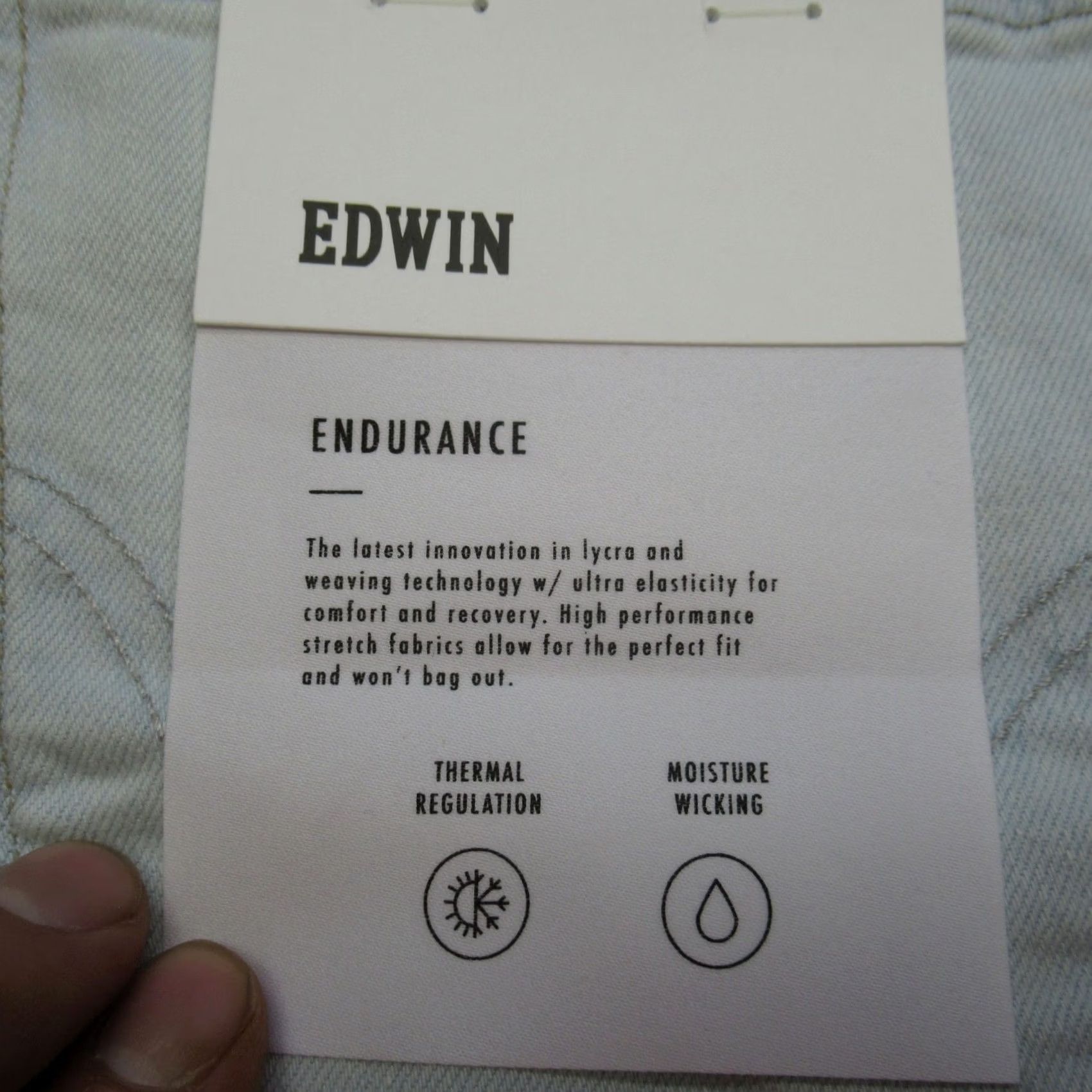 Edwin User: Original Title: Edwin Jeans Mens 29X32 Maddox Outcast Light Wash Slim Endurance Straight NWD Size US 29 - 5 Thumbnail