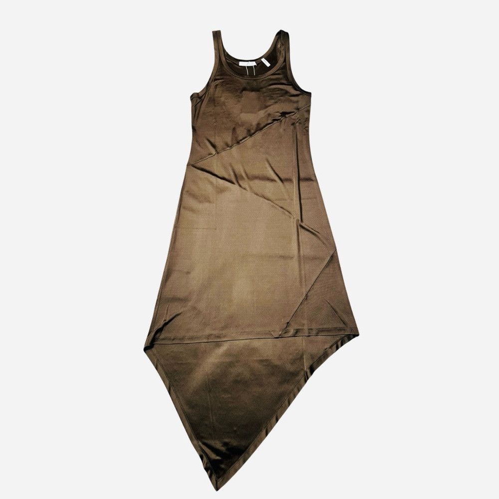 Helmut Lang NWT New $450 Helmut Lang Jersey Scarf Hem Tank High Low Mus Size L / US 10 / IT 46 - 3 Thumbnail