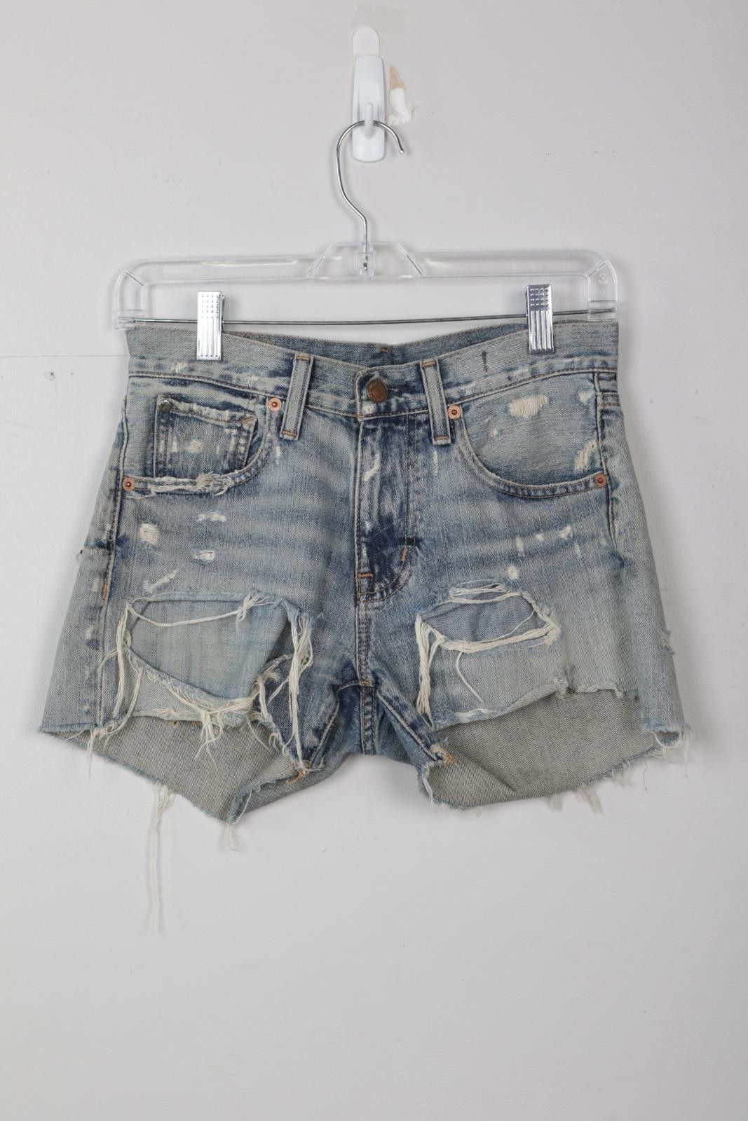 Denim & Supply Ralph Lauren 2010's Denim & Supply Ralph Lauren Light Wash Denim Shorts Size 28" / US 6 / IT 42 - 1 Thumbnail