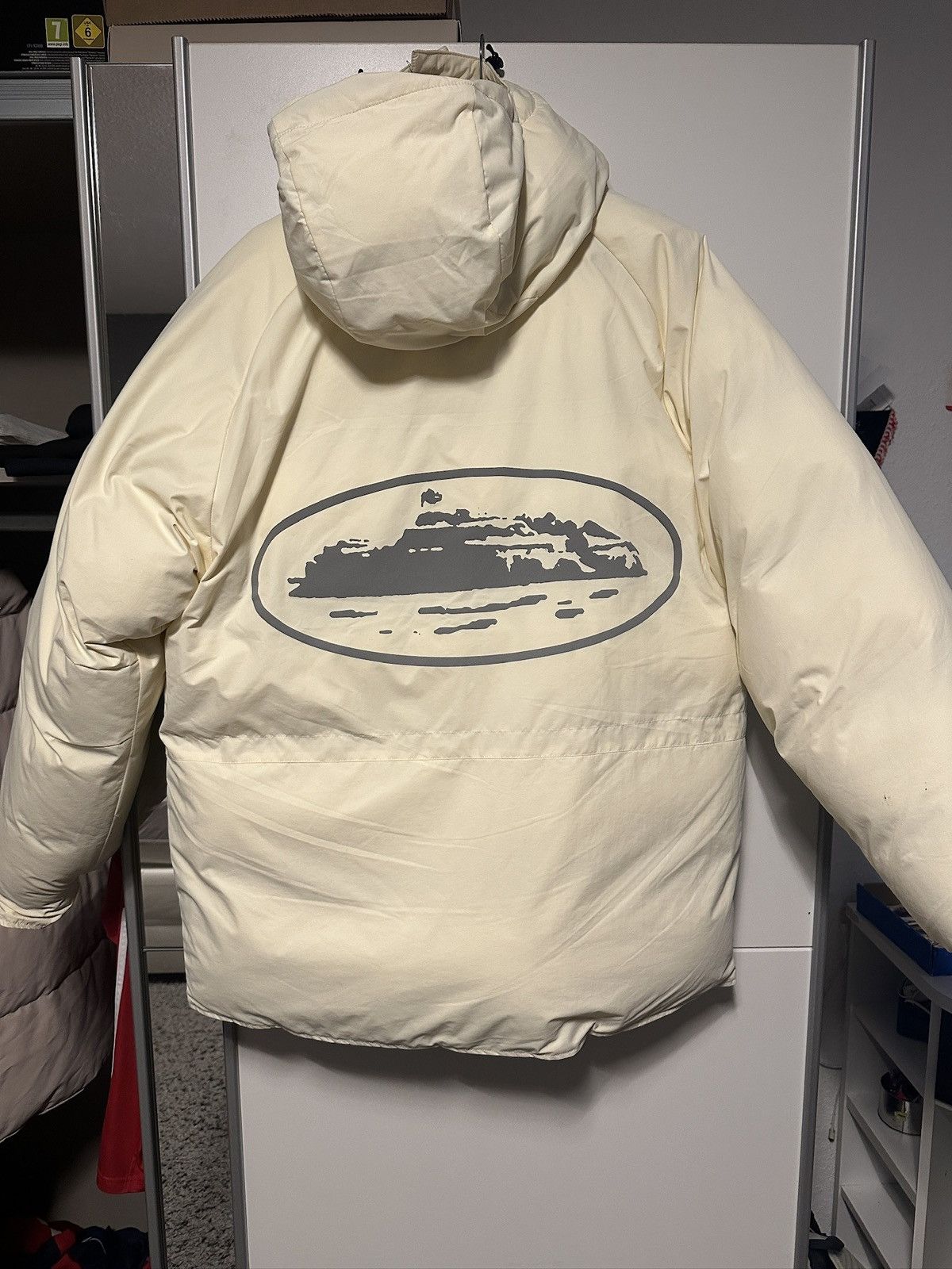 Corteiz Corteiz Bolo B.i.g Jacket Cream Jacket L Size US L / EU 52-54 / 3 - 1 Thumbnail