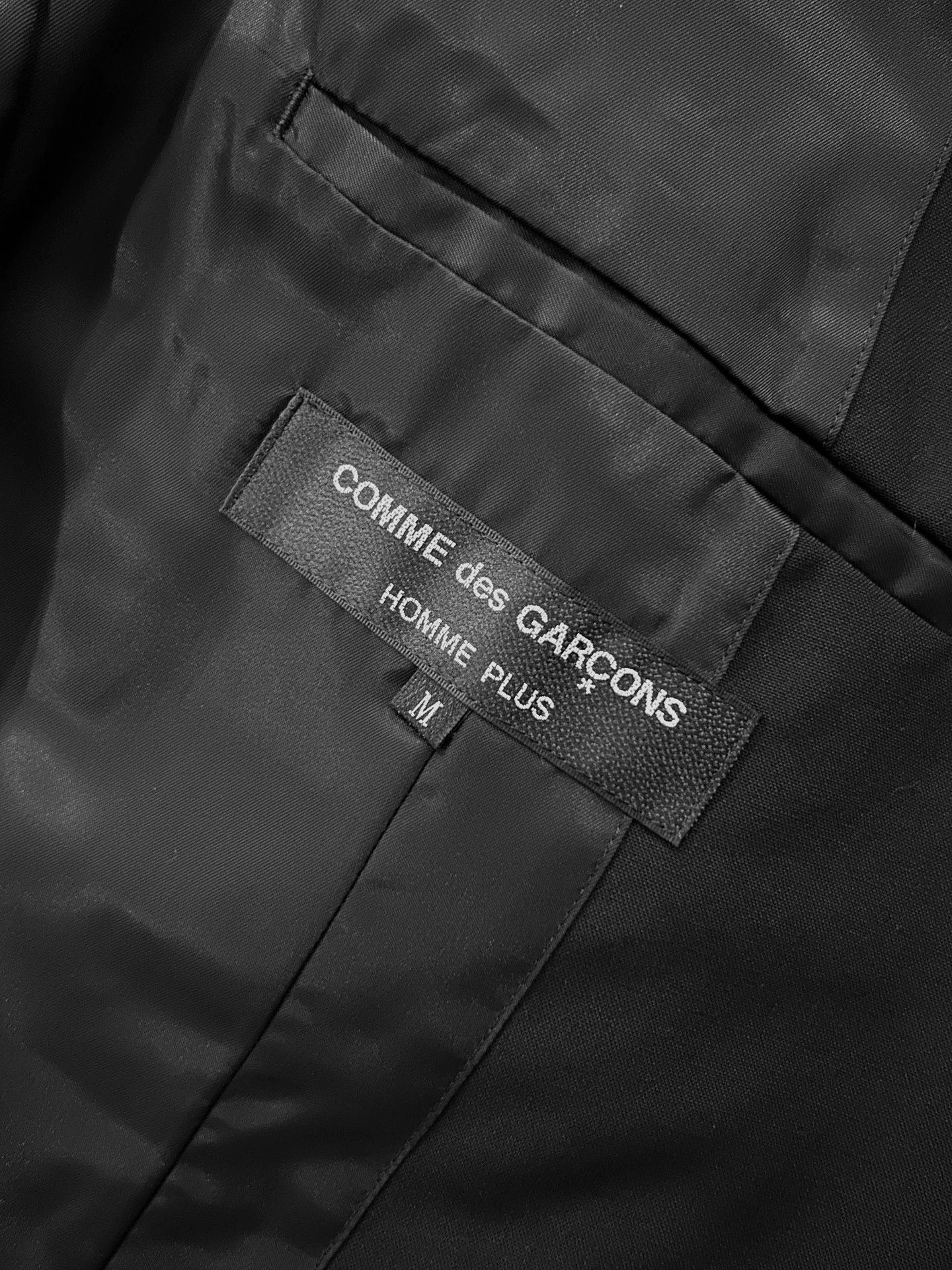 Comme des Garcons CDG Homme Plus 13s Flocked Long Blazer M Size US M / EU 48-50 / 2 - 6 Thumbnail