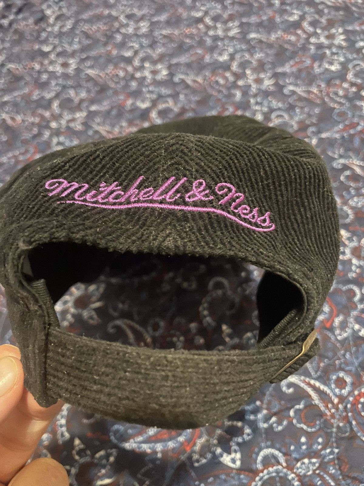 Mitchell & Ness Mitchell & Ness Corduroy Toronto Raptors Hat Size ONE SIZE - 3 Thumbnail