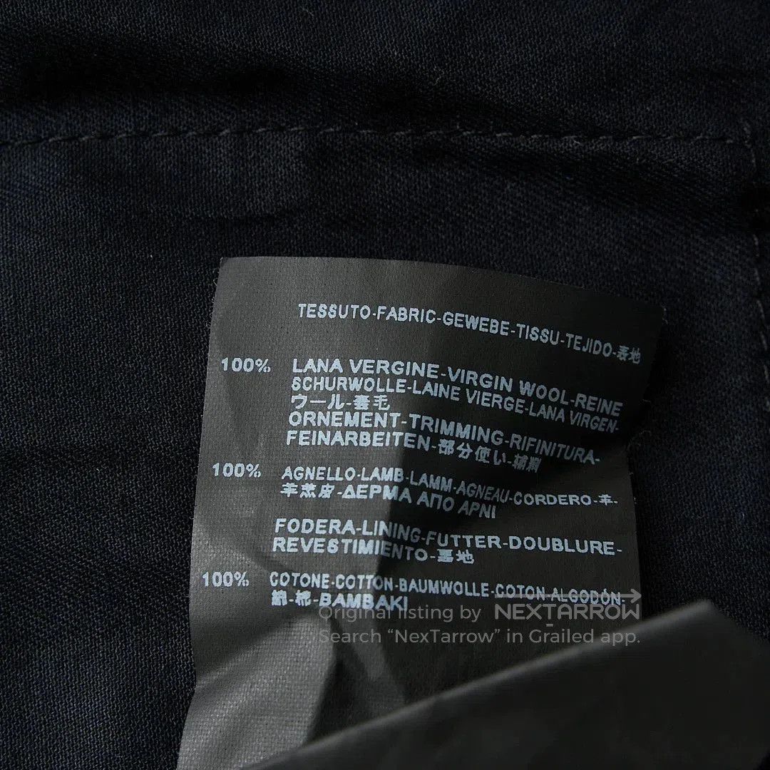 Saint Laurent Paris Saint Laurent Men's Black Wool Trousers. Size US 30 / EU 46 - 7 Thumbnail